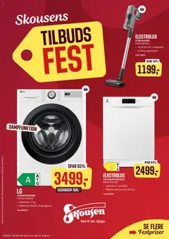 Eksempel på tilbudsavis Skousen - Tilbudsavis fra butik Skousen gyldig fra 28.07.2025