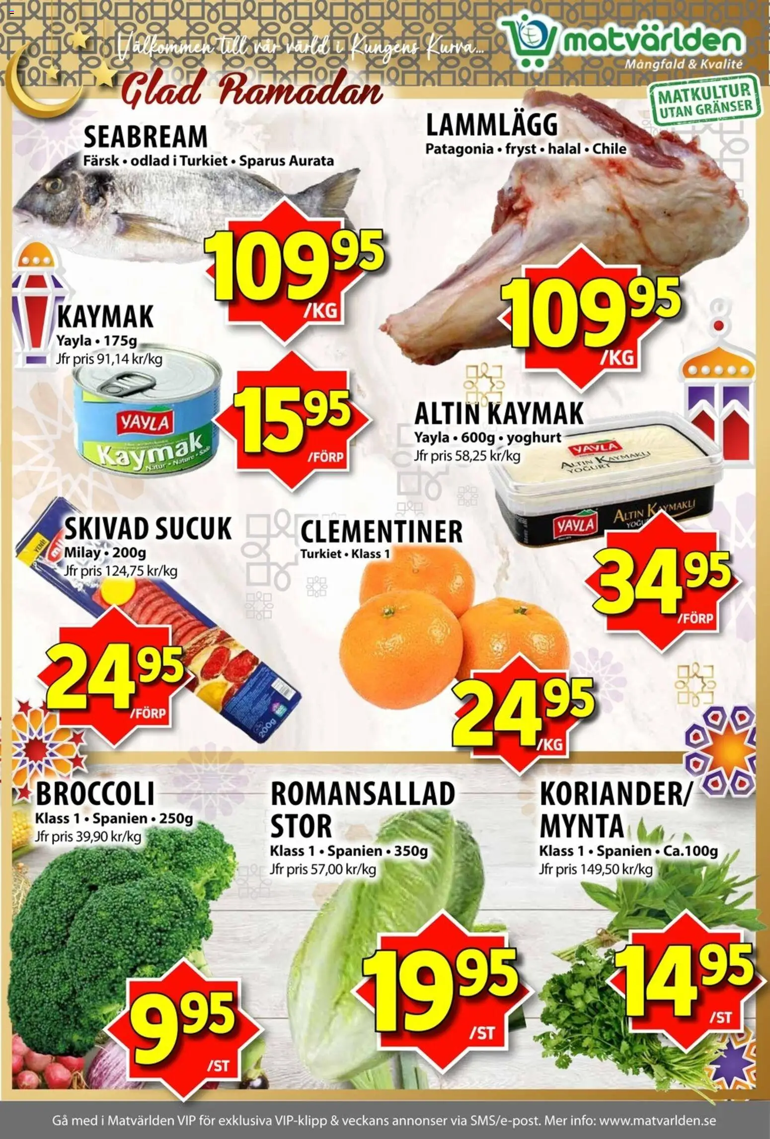 Matvärlden reklamblad aktuell från 16.02.2026 | Sida: 2 | Produkter: Romansallad, Broccoli, Mynta
