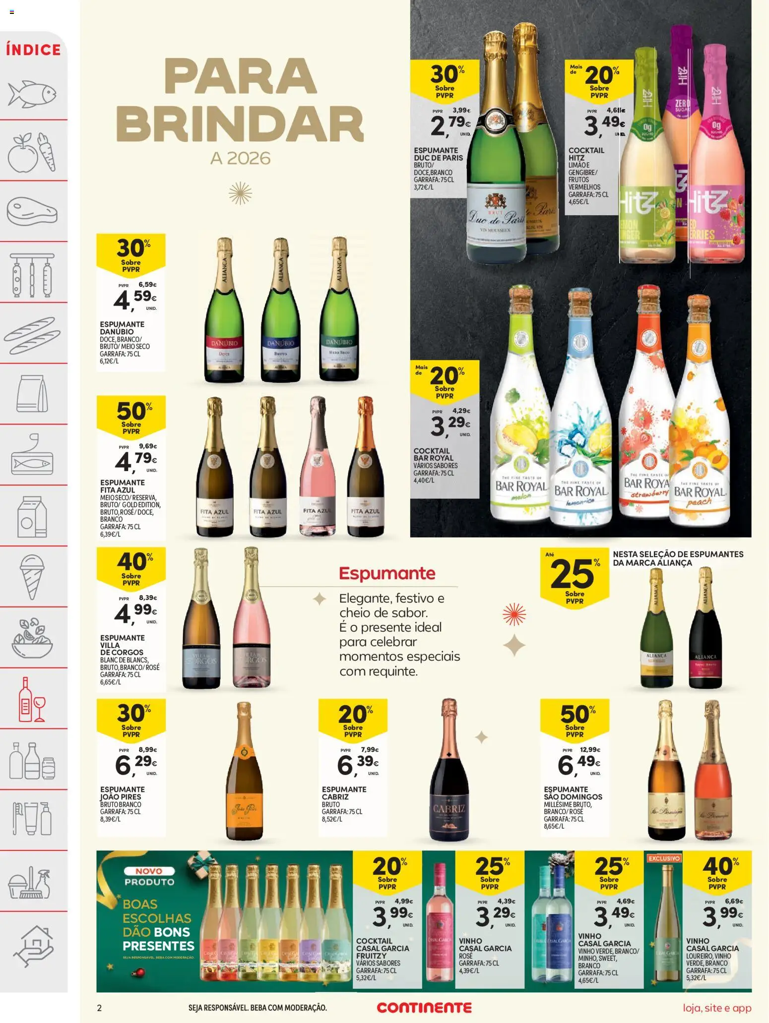 Continente folheto │ válido de 26.12.2025 | Página: 2 | Produtos: Espumante, Aliança, Vinho