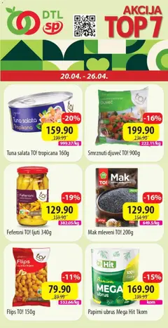 Senta Promet katalog Top 7 - pregled Senta Promet kataloga - važi od 20.04.2026