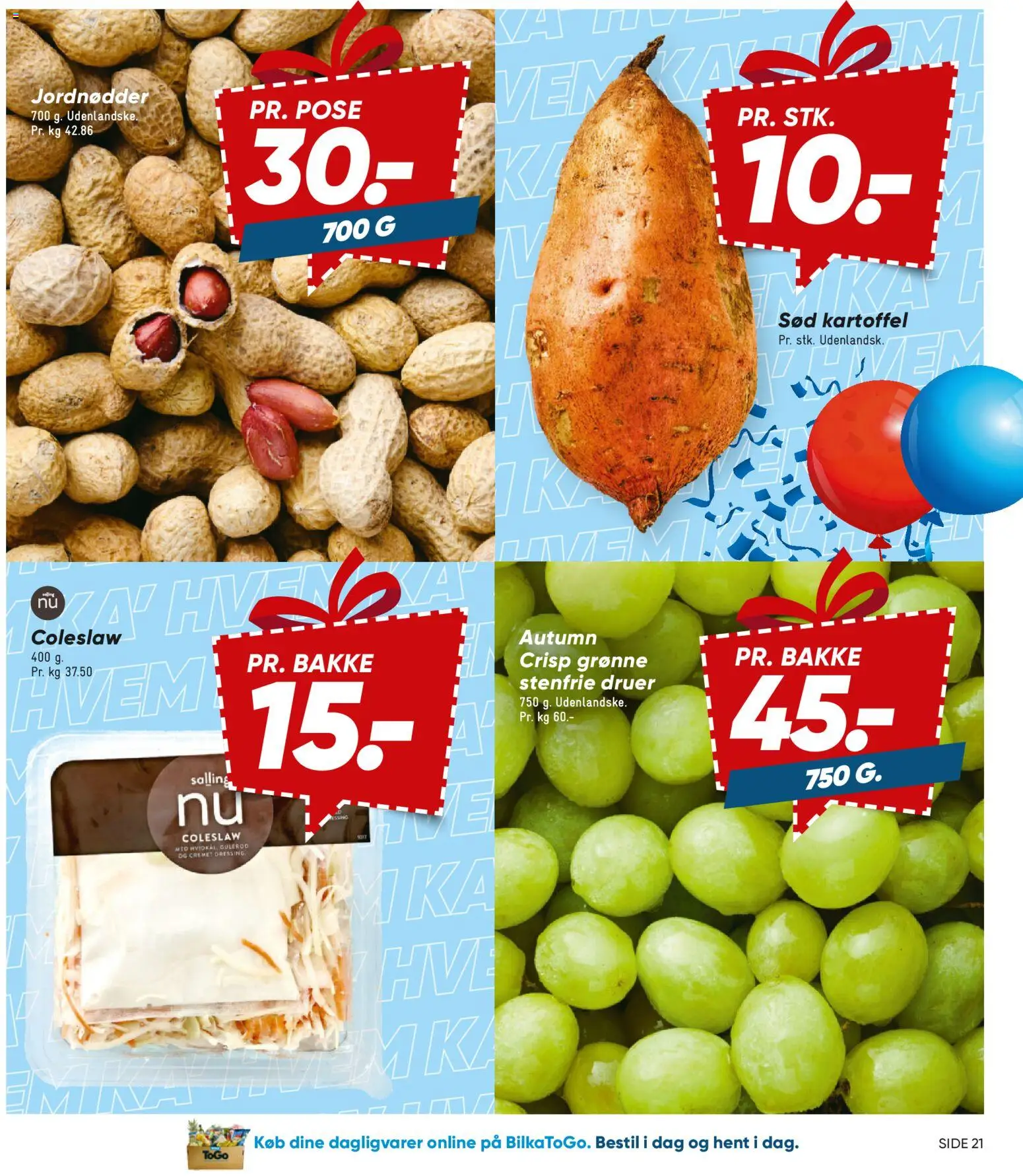 Bilka tilbudsavis – gyldig fra 06.02.2026 | Side: 27 | Produkter: Jordnødder, Gulerod