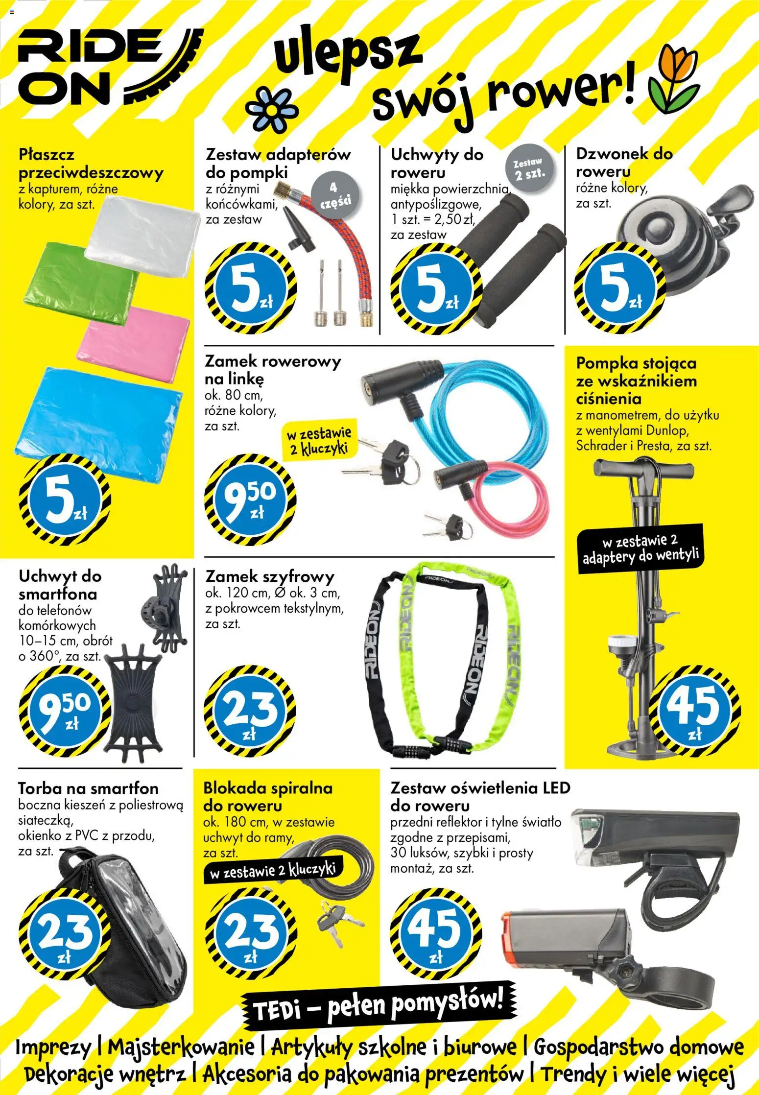 TEDi gazetka od 06.03.2026 | Strona: 37 | Produkty: Smartfon, Torba, Rower, Artykuły szkolne