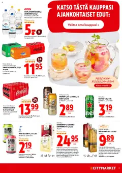  | Sivu: 7 | Tuotteet: Sprite, Persikka, Fanta, Olut