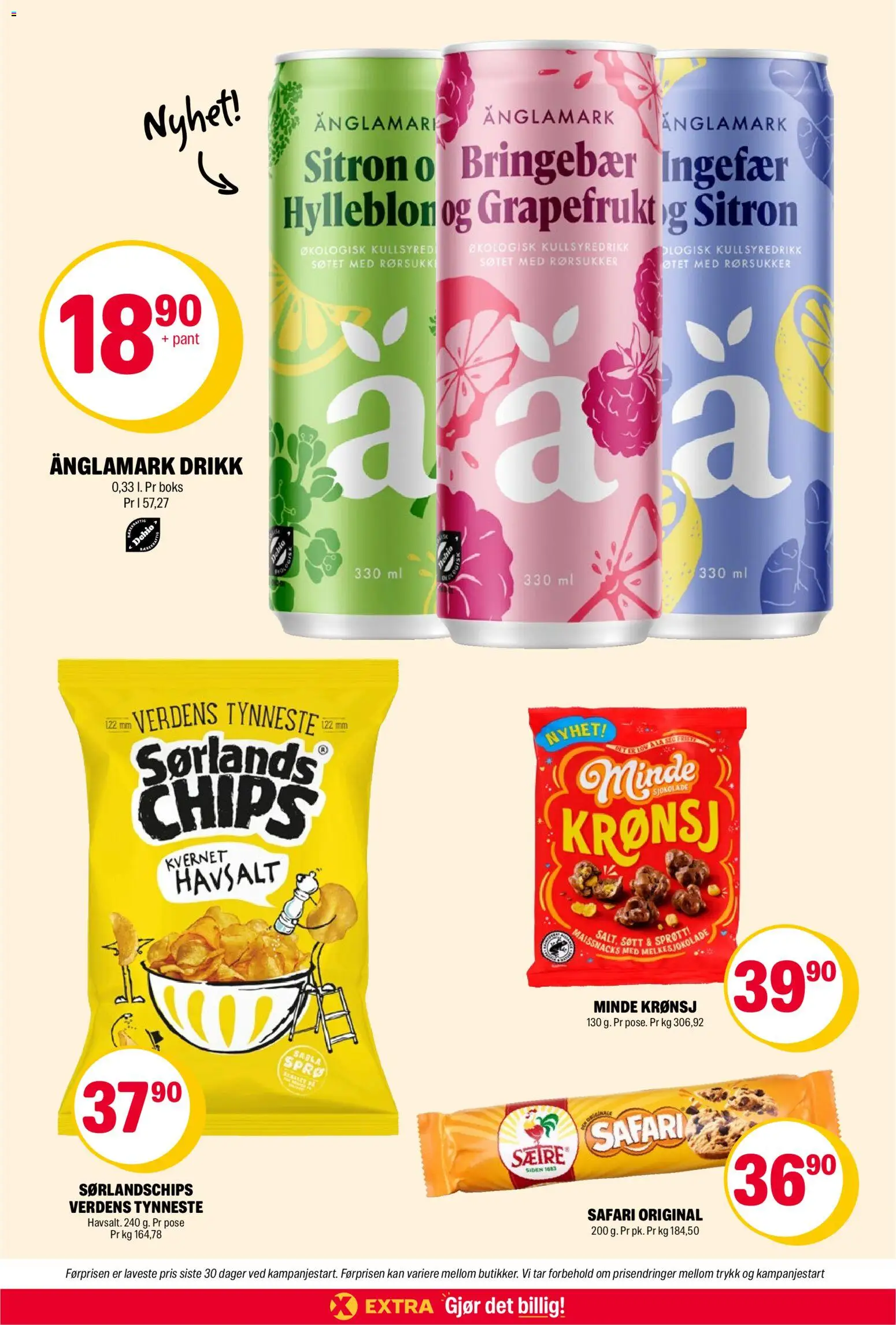 {H1} | Side: 16 | Produkter: Bringebær, Flips, Sitron, Grapefrukt