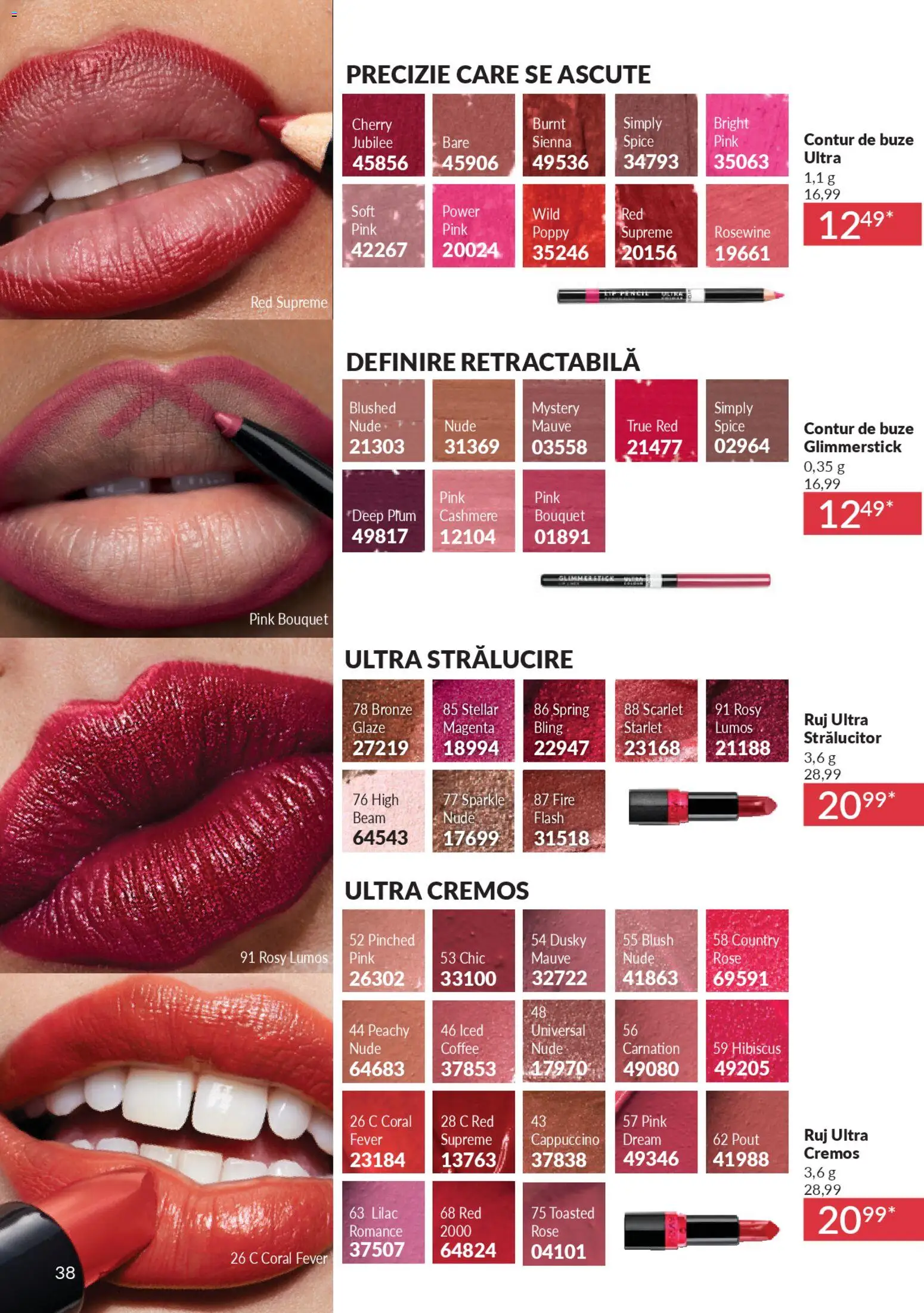 Noul catalog Avon – valabil de la 01.02.2026 | Pagină: 40 | Produse: Blush, Ruj