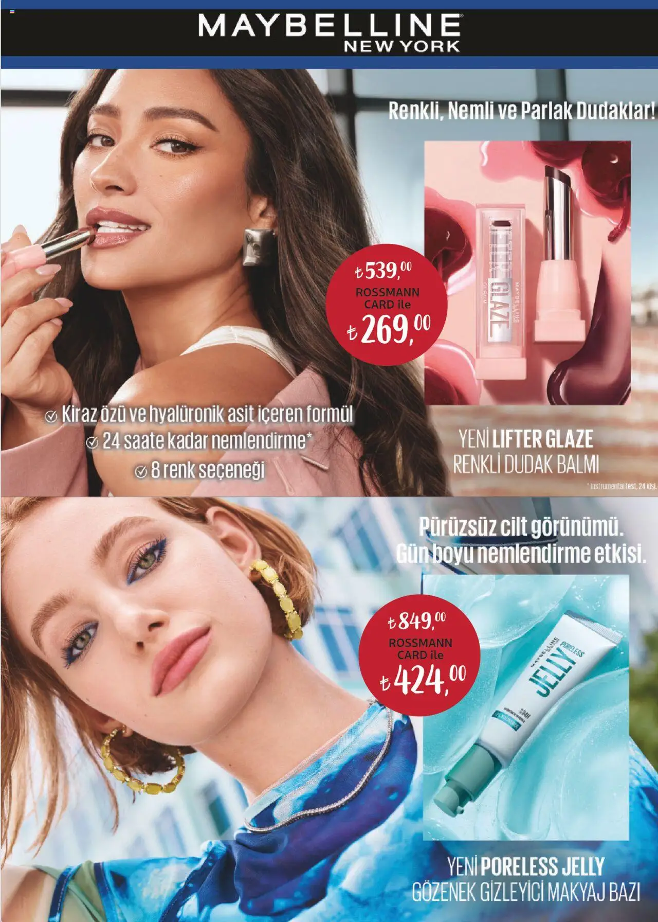 Rossmann İndirim - 29.05.2025 tarihinden itibaren geçerlidir | Sayfa: 8 | Ürünler: Makyaj, Kiraz