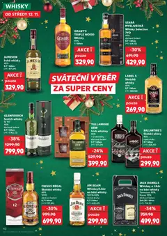Náhled letáku TULLAMORE DEW, Irish whiskey 40%, + 2 skleničky dárkové balení 0,7 l láhev od 12.11.2025 | Strana: 42
