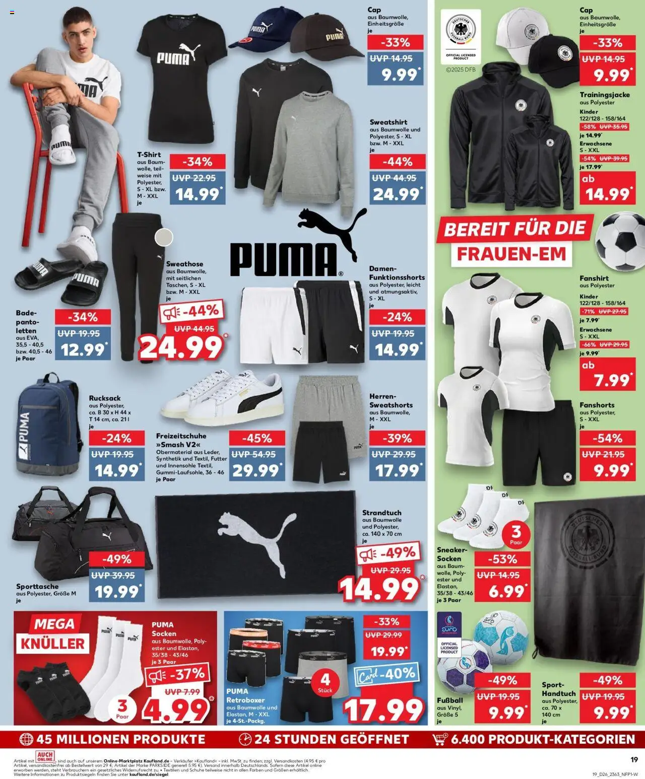 Kaufland prospekt Oststeinbek	 - gültig ab dem 29.06.2025 | Seite: 30 | Produkte: T-Shirt, Sweatshorts, Strandtuch, Fußball