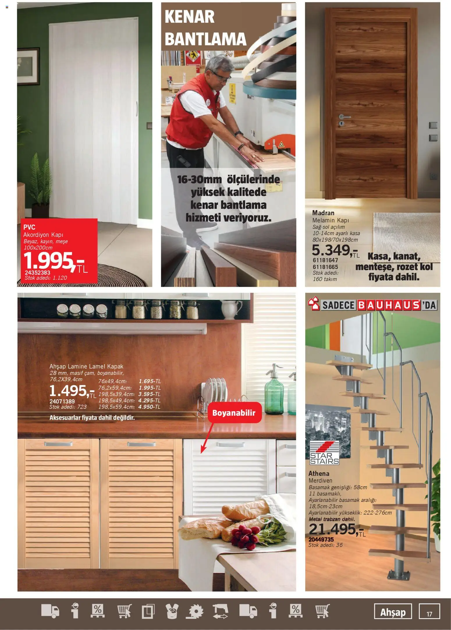 Bauhaus Katalog - 31.01.2026 tarihinden itibaren geçerlidir | Sayfa: 17 | Ürünler: Kasa