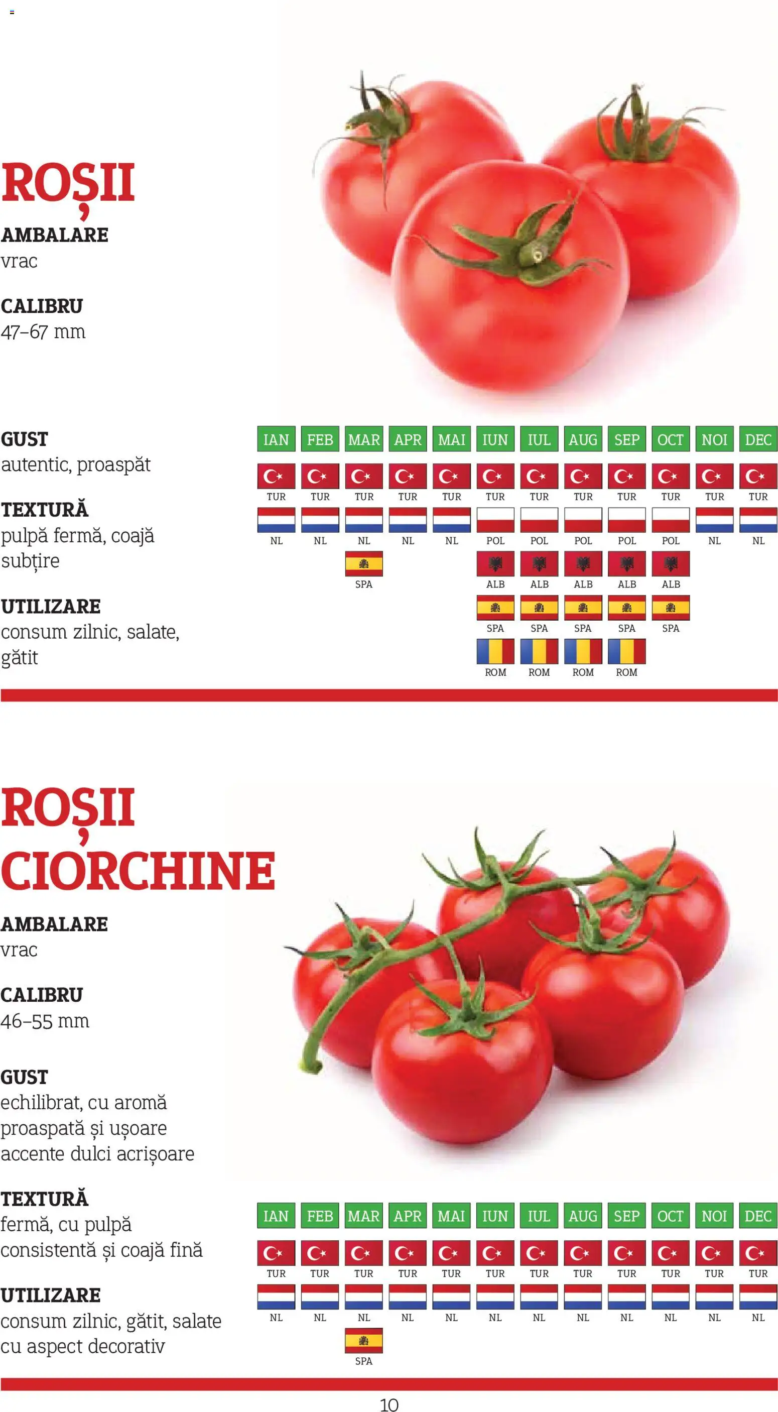 Noul catalog Metro – valabil de la 10.11.2025 | Pagină: 10 | Produse: Roșii