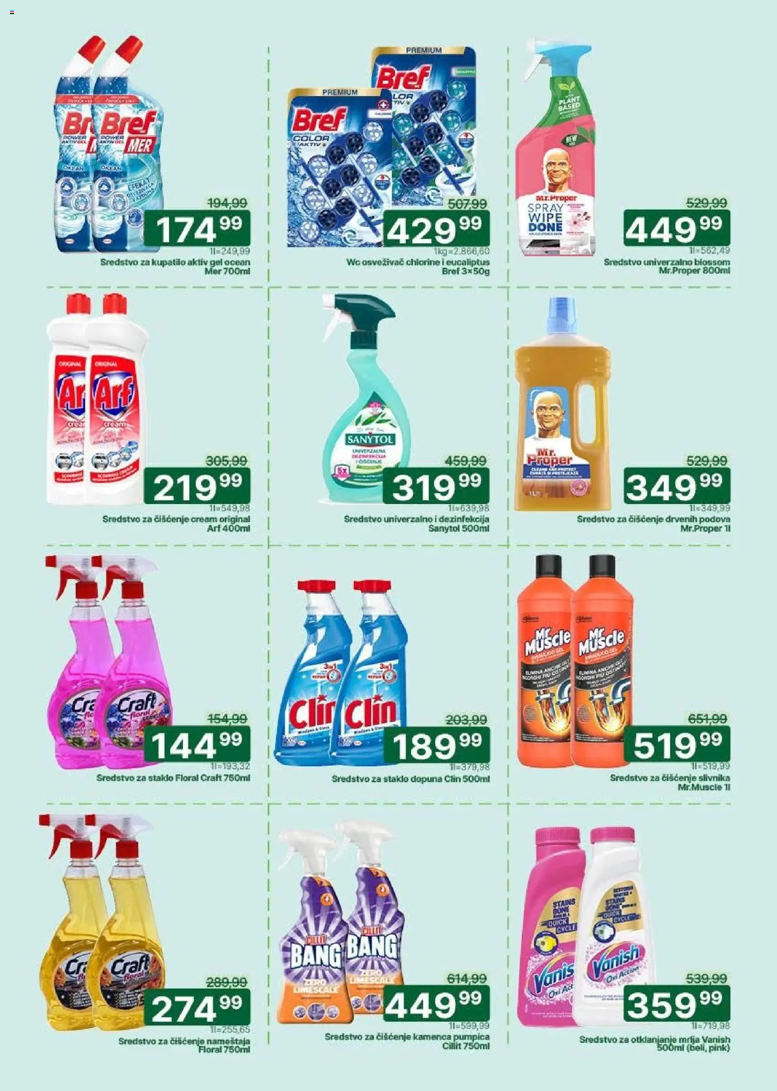 Univerexport katalog - važi od 02.03.2026 | Strana: 29 | Proizvode: Bref, Kupatilo, Sanytol