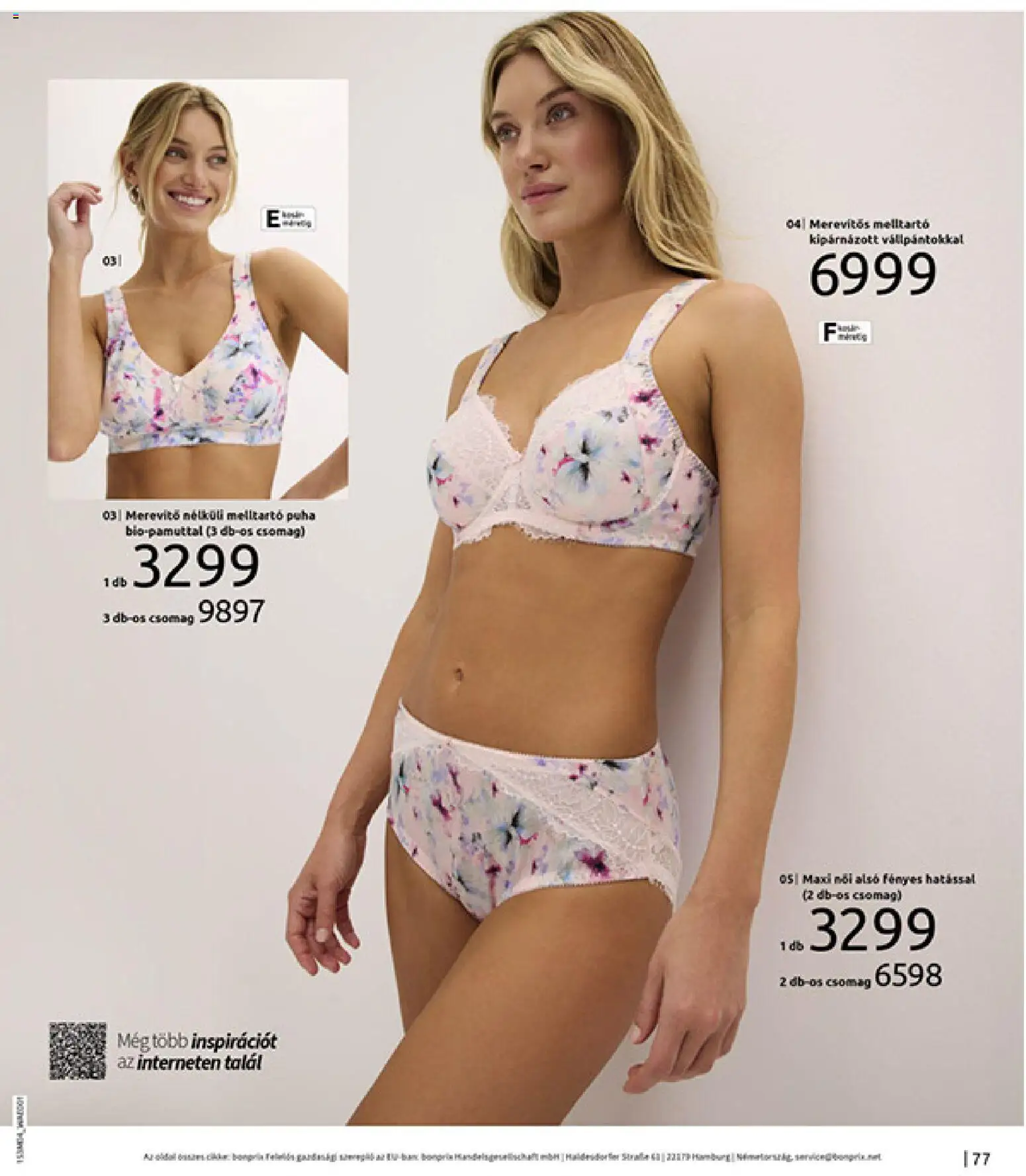 Bonprix akciós ujság - amely érvényes a következő dátumtól: 30.03.2026 | Oldal: 79 | Termékek: Női alsó, Melltartó