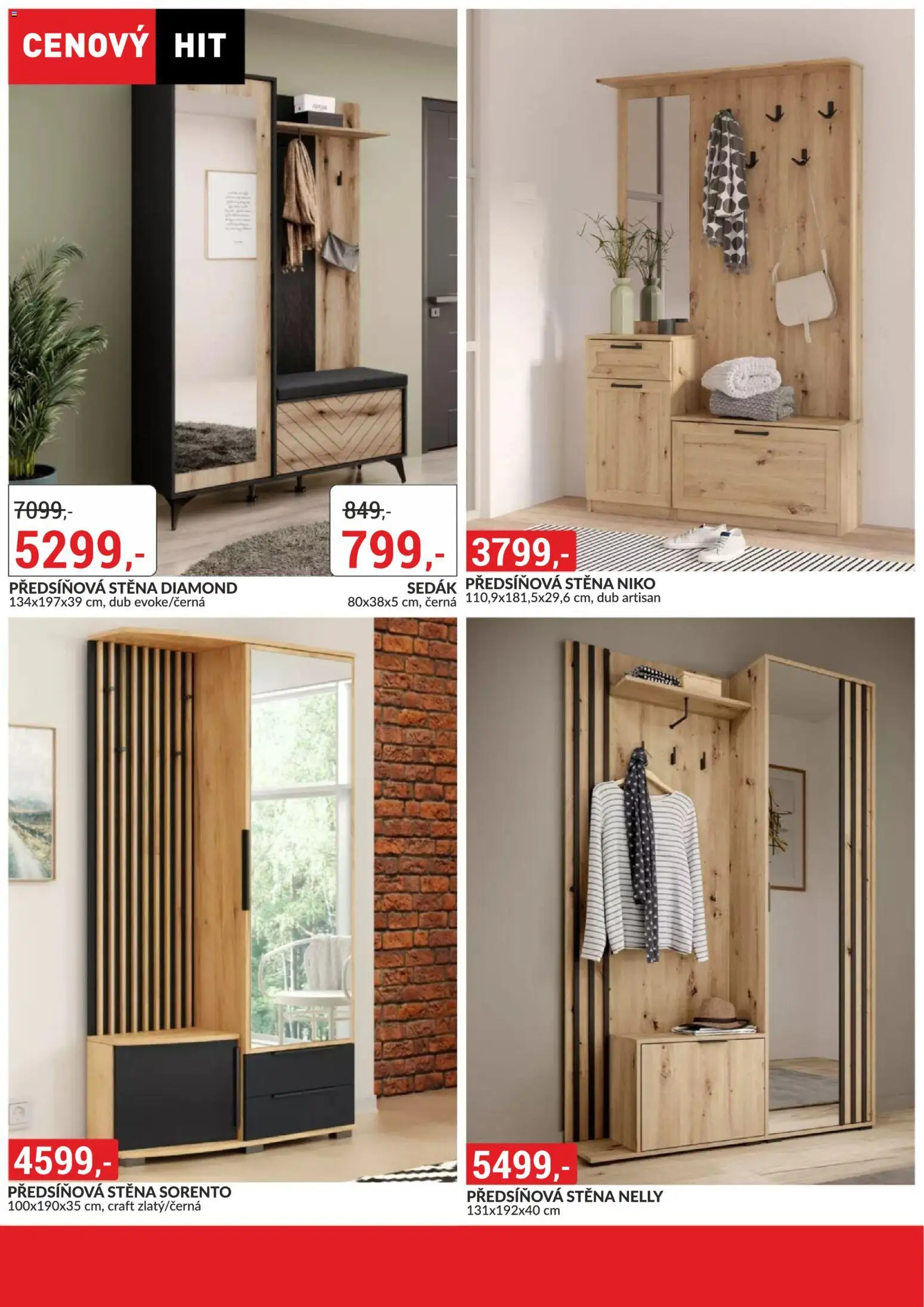 BAUMAX leták - Vaše bydlení, vaše pravidla od 01.11.2025 | Strana: 57 | Produkty: Předsíňová stěna