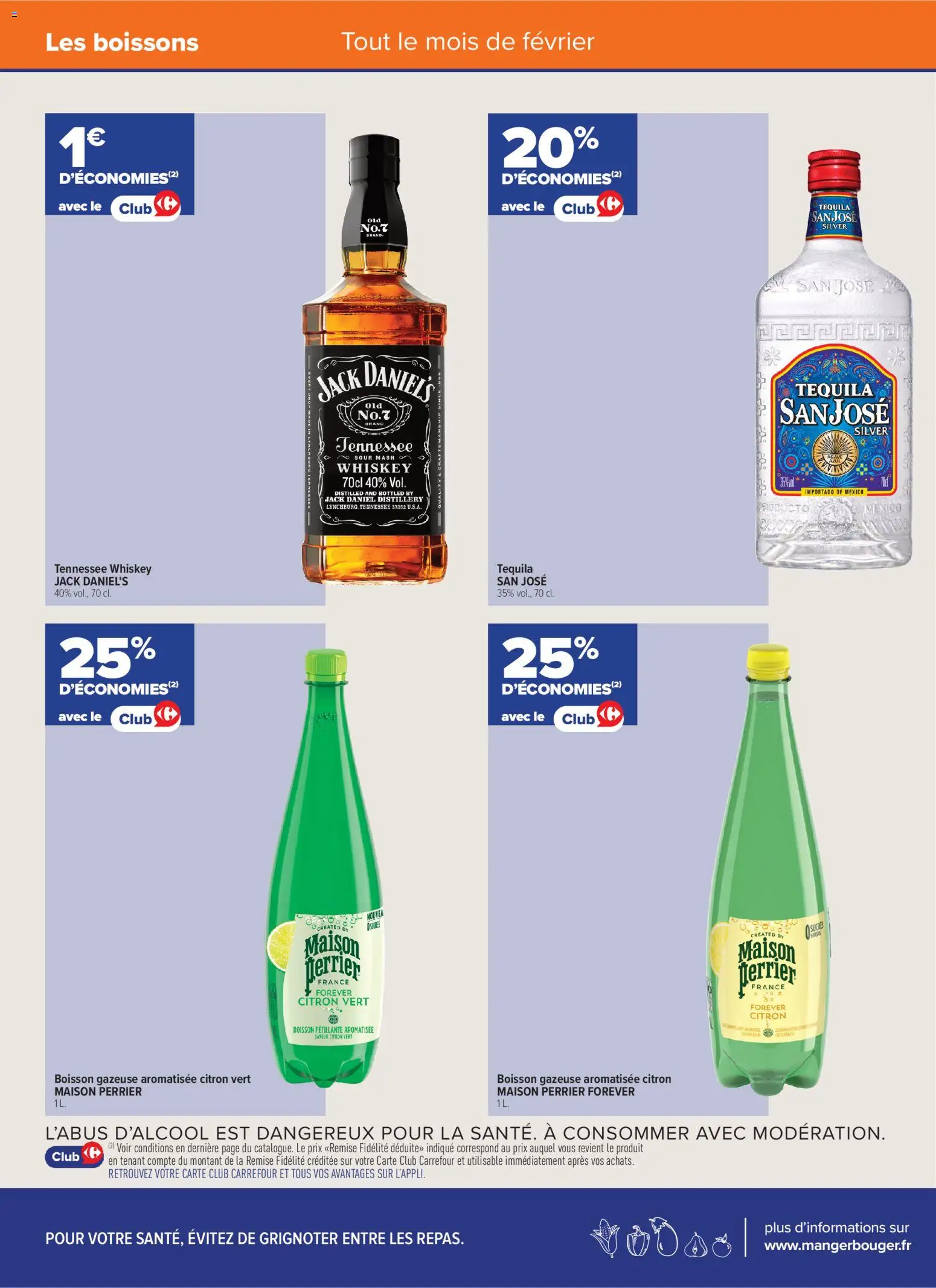 {H1} | Page: 6 | Produits: Citron, Citron vert, Tequila