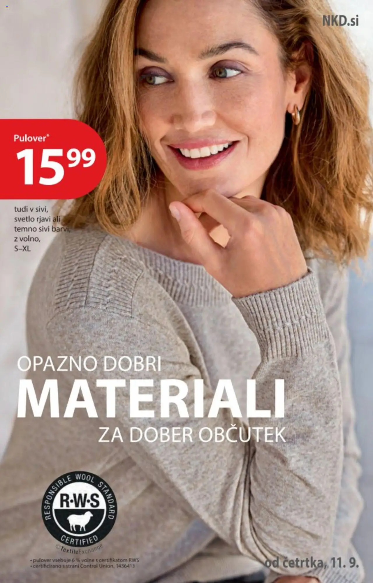 Novi NKD katalog ponudbe – veljaven od 11.09.2025 | Stran: 7 | Izdelki: Pulover