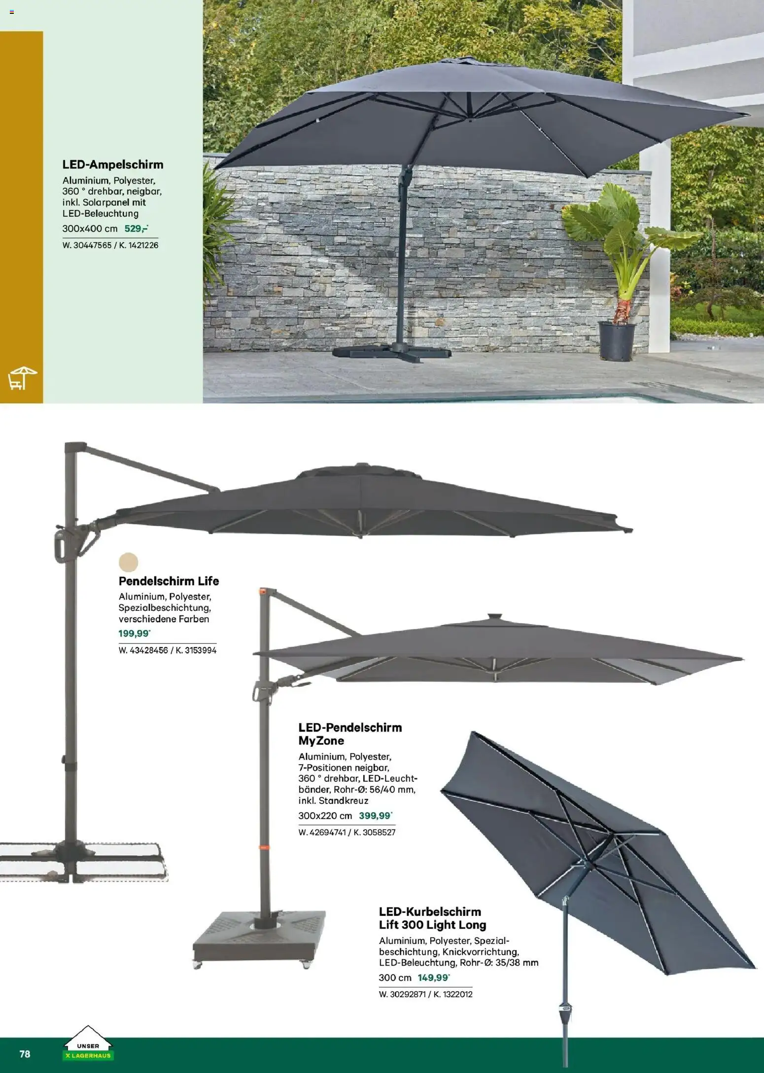 Lagerhaus Garten & Freizeit Katalog 2026 - Innsbruck, Böheimkirchen gültig ab 01.03.2026 | Seite: 78