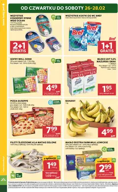 Pogląd oferty "Stokrotka Gazetka" - ważna od 26.02.2026 | Strona: 2 | Produkty: Stokrotka, Masło, Banany, Owoce