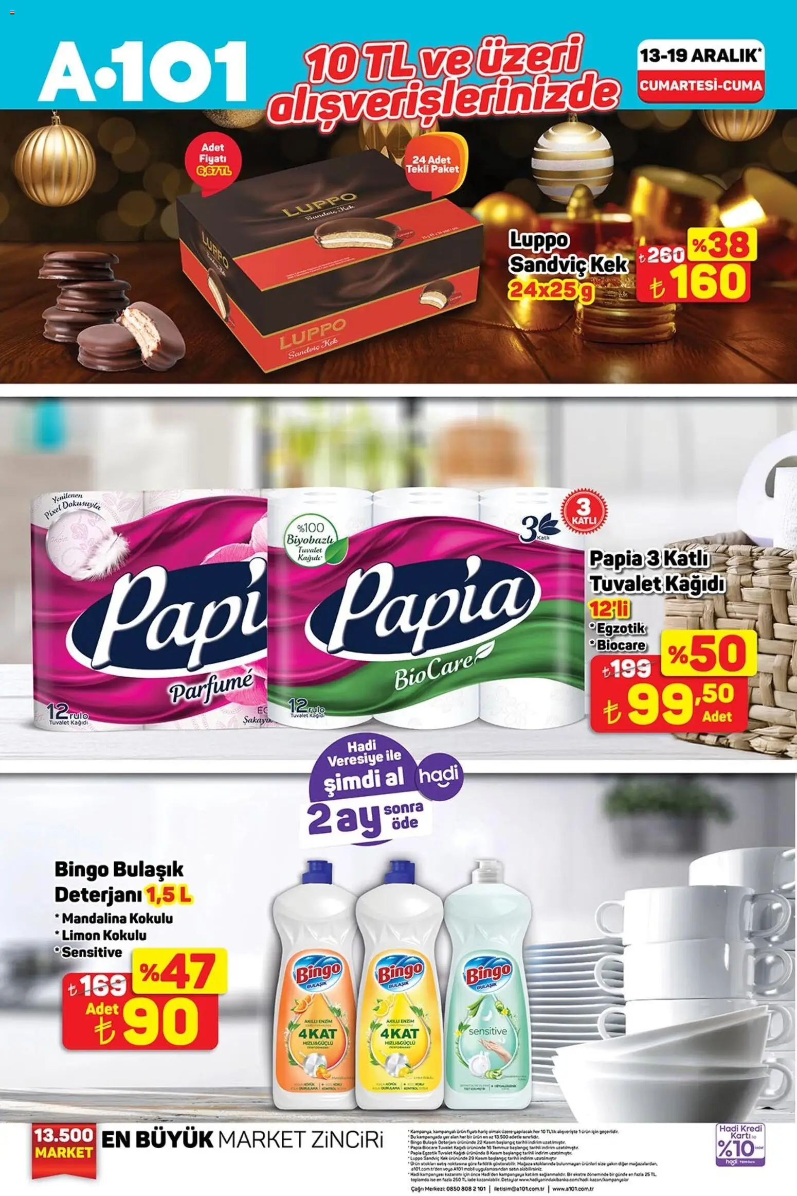 A101 Katalog - 13.12.2025 tarihinden itibaren geçerlidir | Sayfa: 4 | Ürünler: Tuvalet, Mandalina, Limon, Tuvalet kağıdı