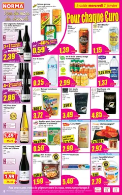 Norma - Prévisualisation de Norma catalogue valide à partir de 07.01.2025 | Page: 8 | Produits: Café, Vin, Bière, Noix