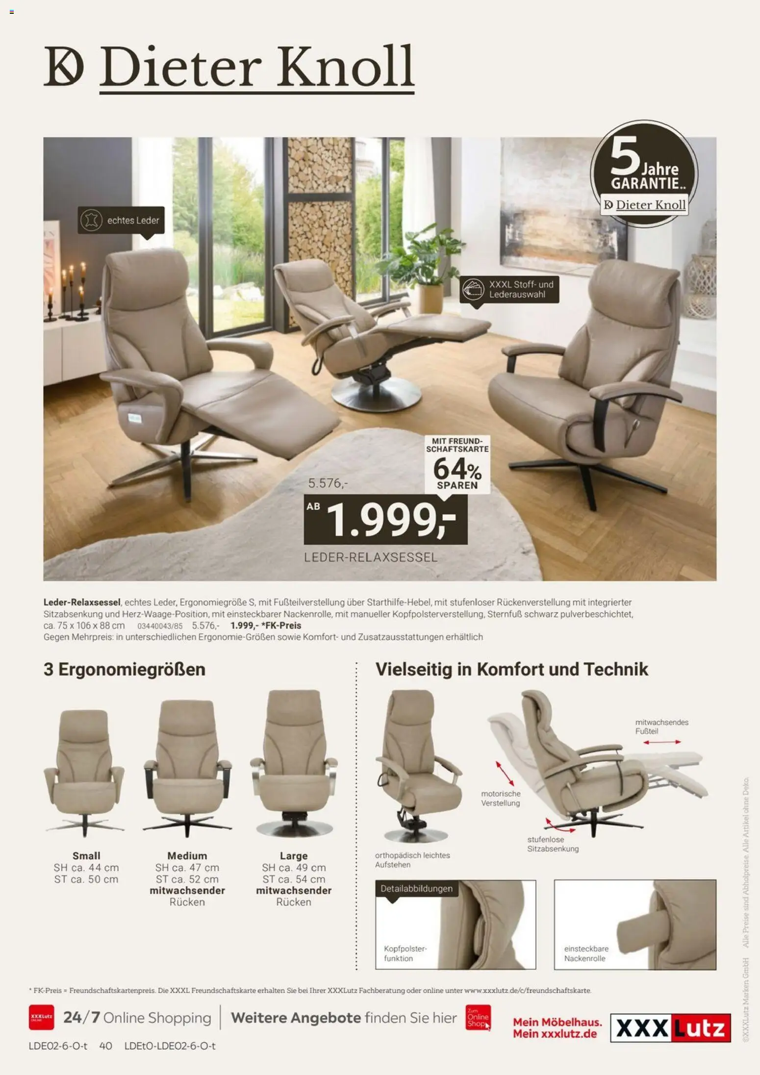 XXXL Lutz Dieter Knoll Spezial – gültig ab 15.02.2026 | Seite: 40