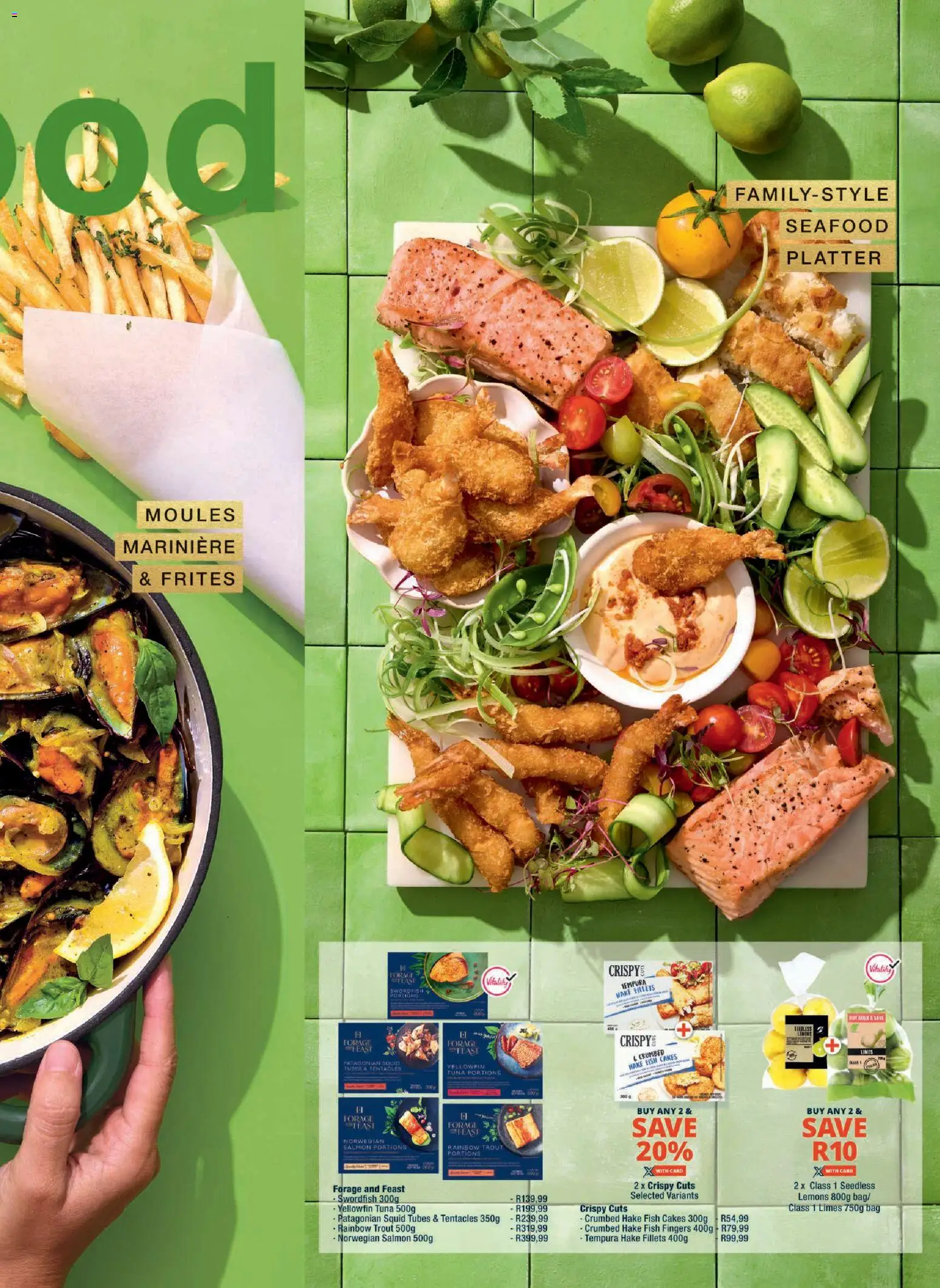 New Checkers catalogue – valid from 23.03.2026 | Page: 3 | Products: Platter, Bag, Fish, Seafood