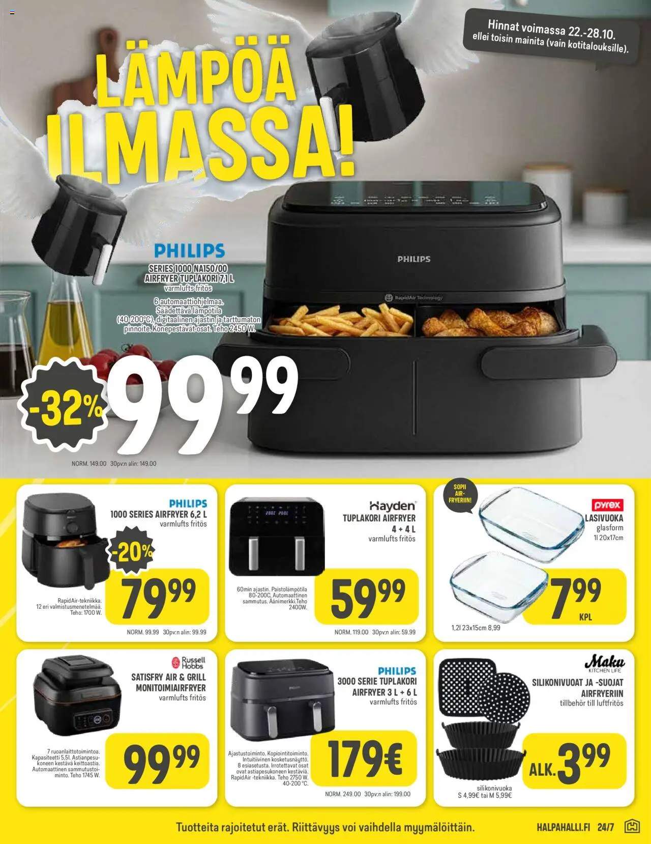 Halpa Halli tarjoukset – voimassa 22.10.2025 alkaen | Sivu: 7 | Tuotteet: Voi