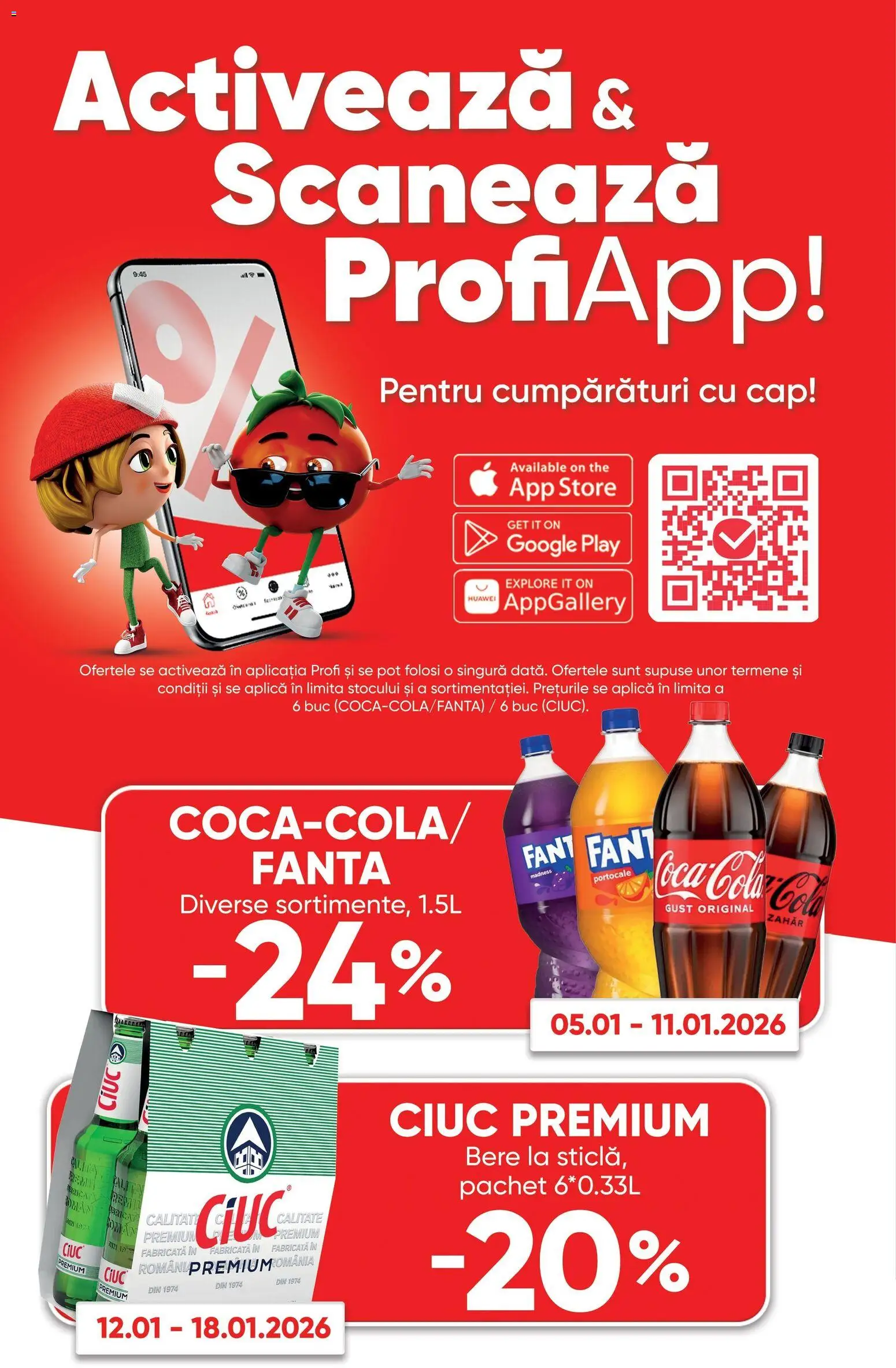 Noul catalog Profi – valabil de la 07.01.2026 | Pagină: 5 | Produse: Amerikan servis, Bere, Portocale, Zahăr