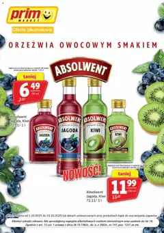 Pogląd oferty "Prim Market Gazetka - Oferta alkoholowa" - ważna od 01.10.2025