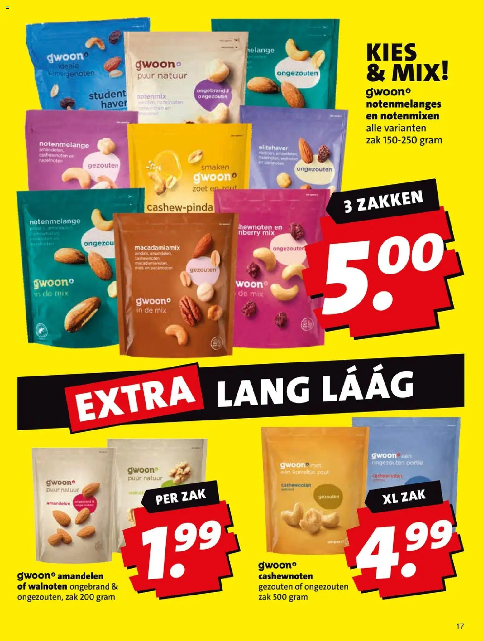 {H1} | Pagina: 17 | Producten: Zak, Haver, Cashewnoten