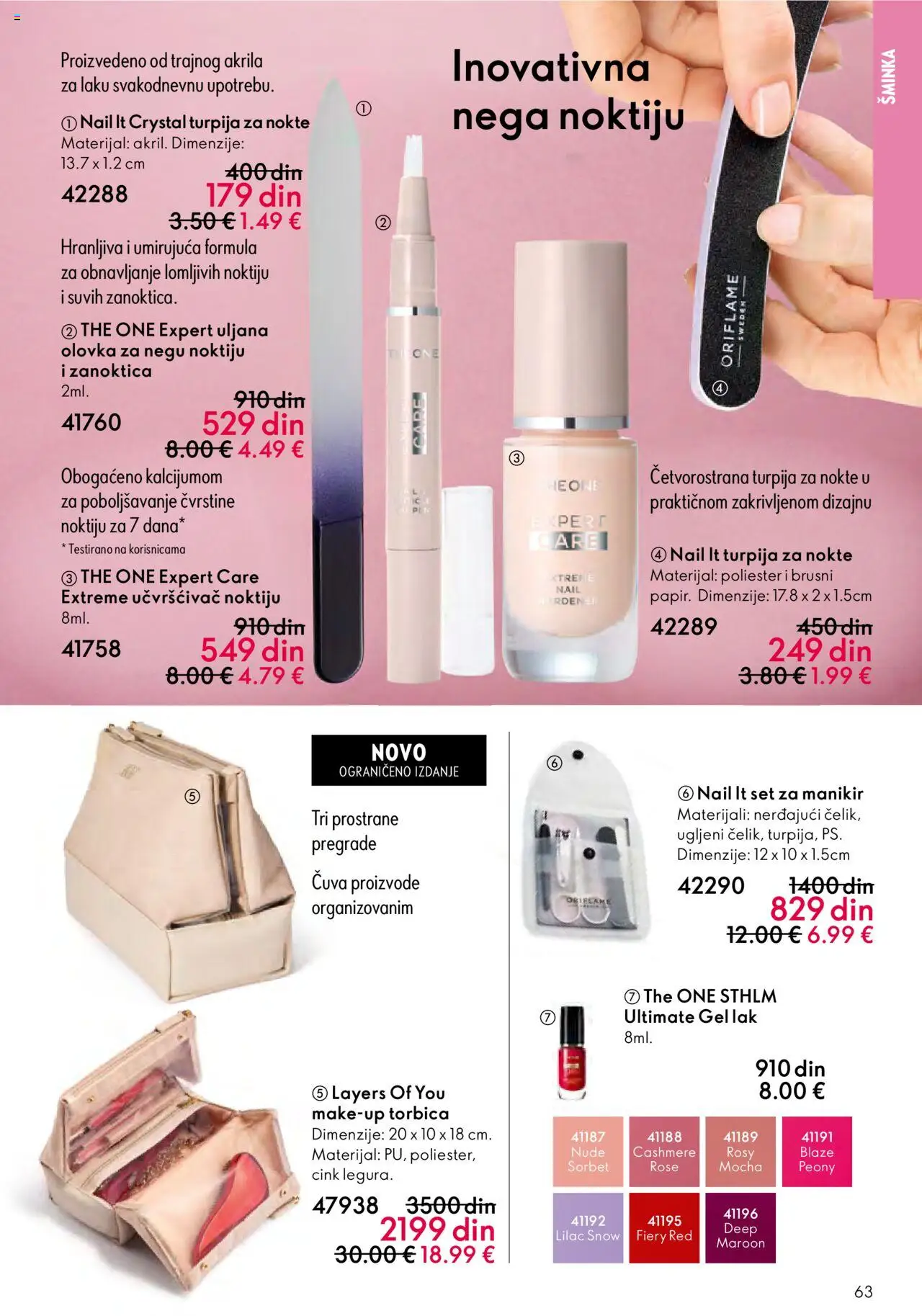 Oriflame katalog - važi od 14.09.2025 | Strana: 63