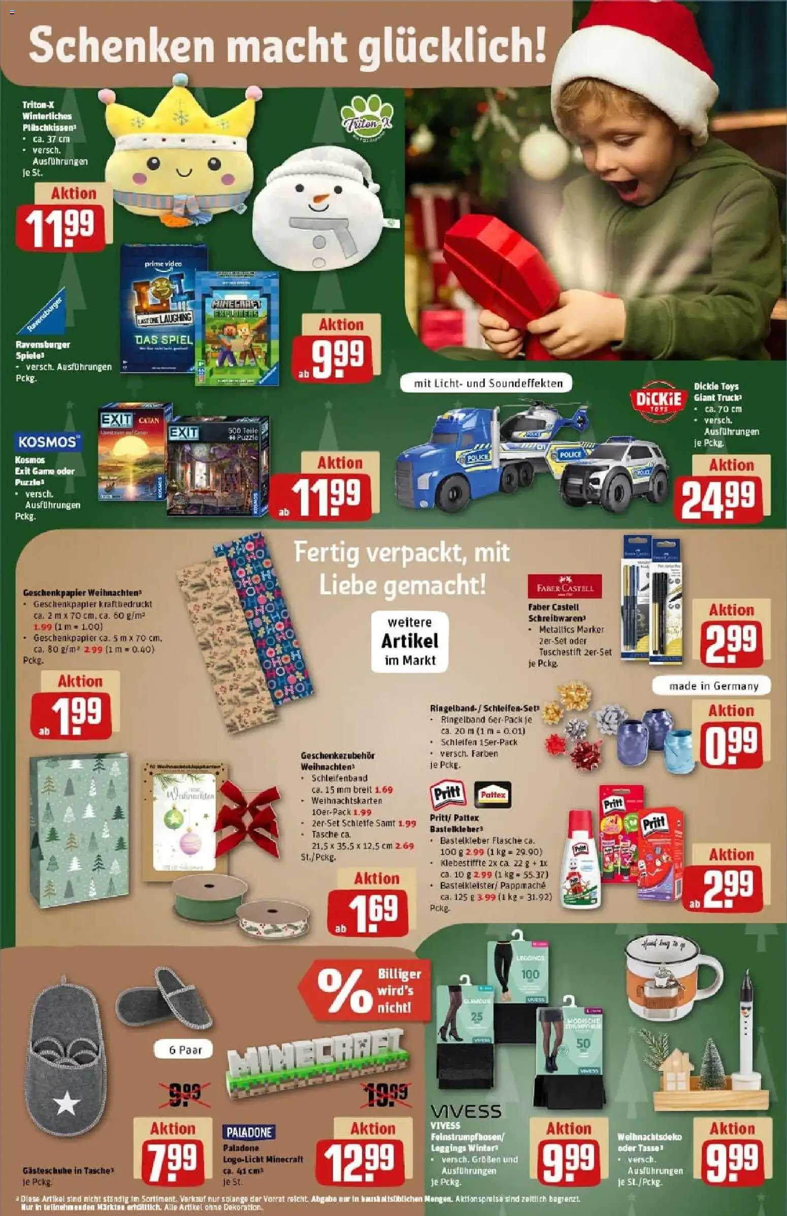 Rewe prospekt Oettingen	 – gültig ab 01.12.2025 | Seite: 23 | Produkte: Spiel, Tasche, Leggings, Video