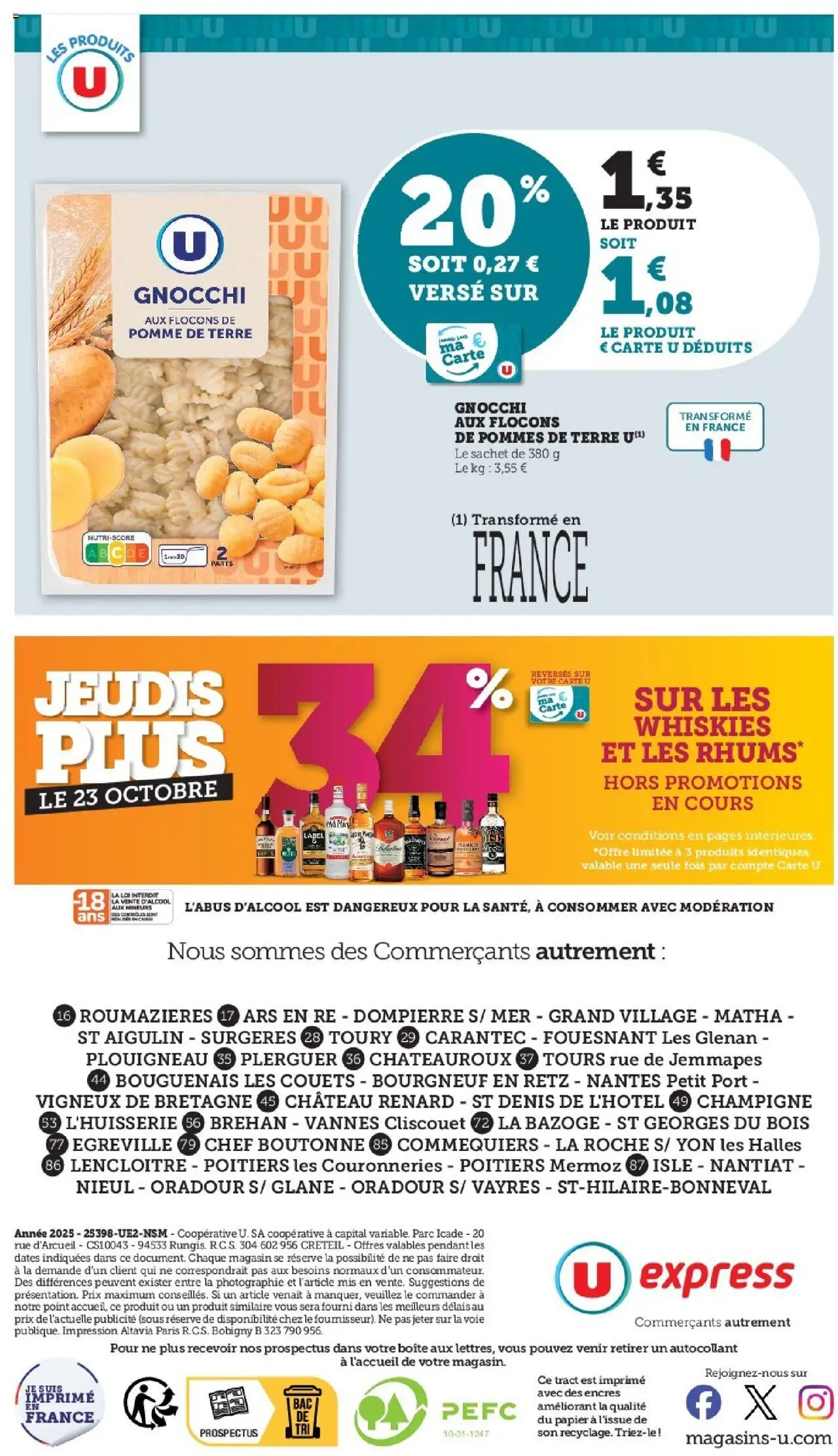 {H1} | Page: 20 | Produits: Flocons, Pomme, Pomme de terre, Pommes de terre