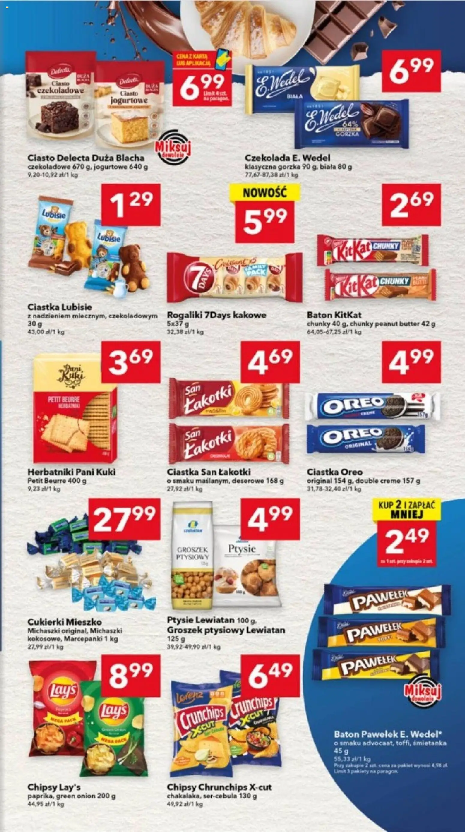 Lewiatan gazetka - Ostrów Wielkopolski od 26.02.2026 | Strona: 5 | Produkty: Groszek, Groszek ptysiowy, Herbatniki, Cukierki