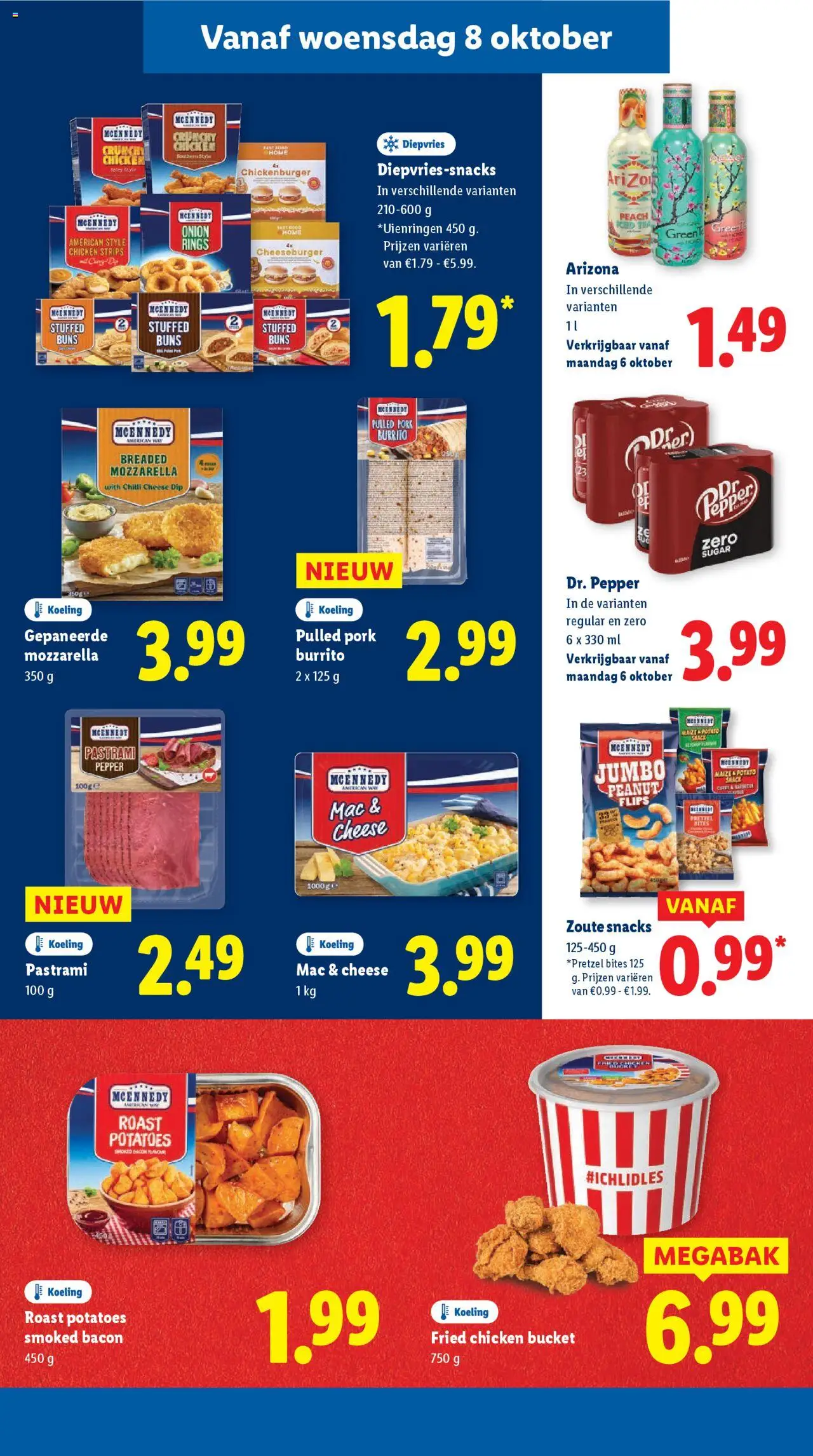 {H1} | Pagina: 26 | Producten: Snacks, Cheeseburger, Bacon, Macaroni