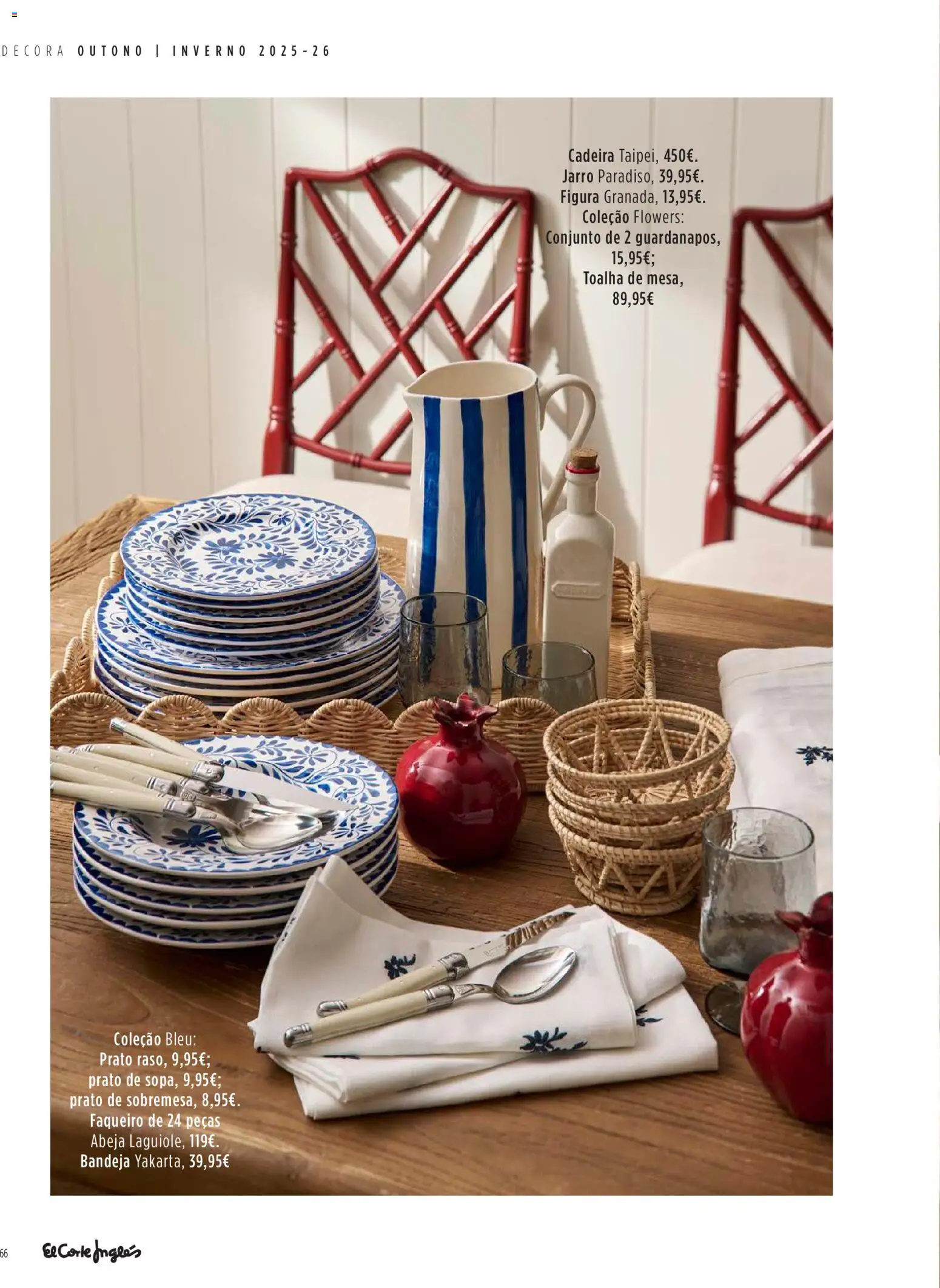 El Corte Ingles Decora │ válido de 23.10.2025 | Página: 66 | Produtos: Bandeja, Cadeira