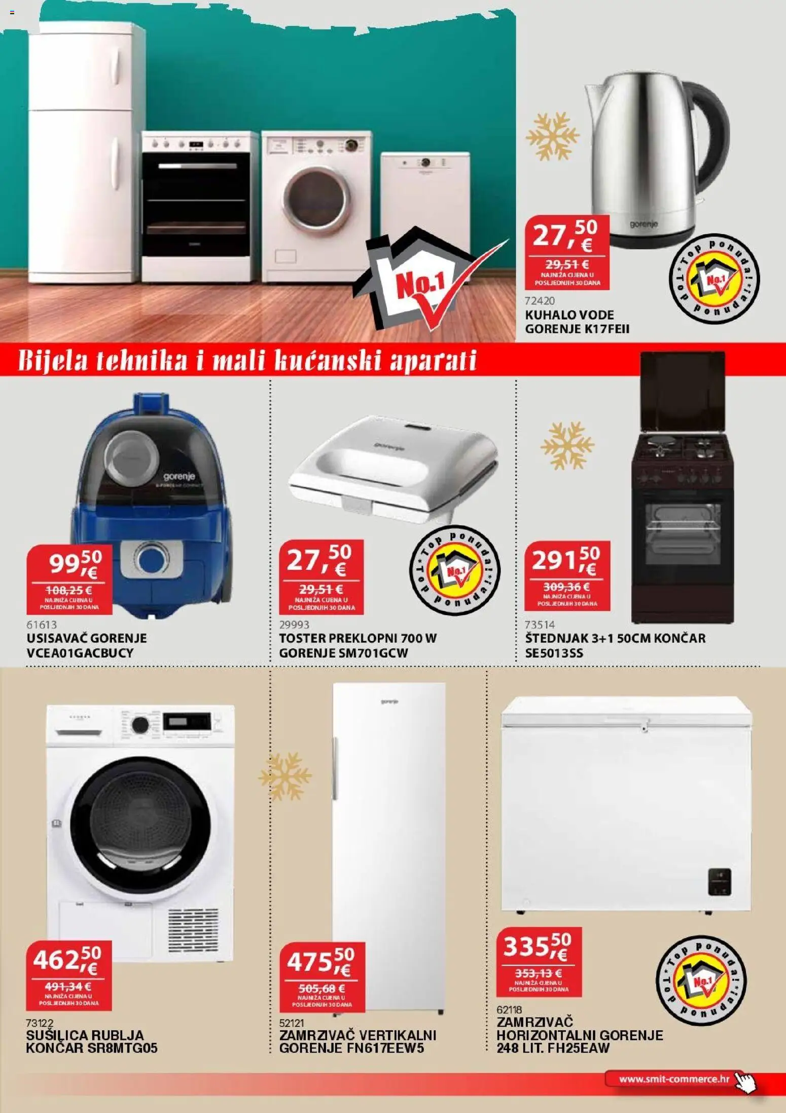Smit Commerce katalog | vrijedi od 15.12.2025 | Stranica: 9 | Proizvodi: Kuhalo vode, Usisavač, Sušilica, Štednjak