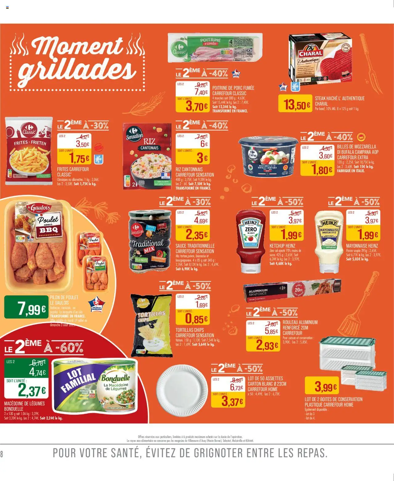  | Page: 8 | Produits: Paprika, Poitrine de porc, Frites, Ketchup