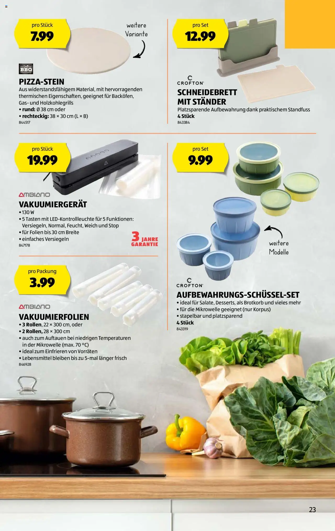 Aldi Aktionen ab 19.06.2025 | Seite: 23 | Produkte: Mikrowelle