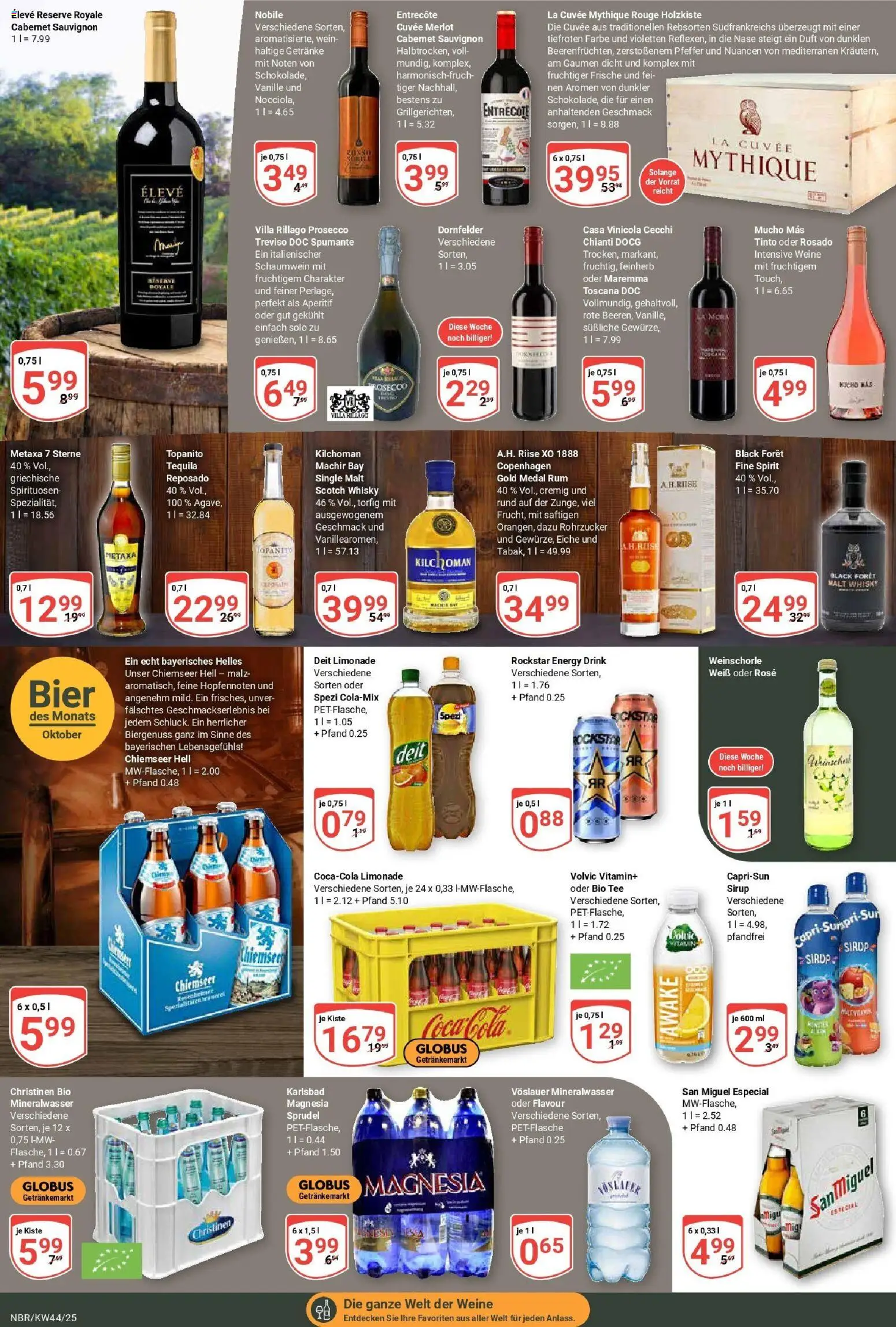 Globus prospekt Neubrandenburg	 – gültig ab 26.10.2025 | Seite: 16 | Produkte: Energy, Rockstar, Rum, Limonade