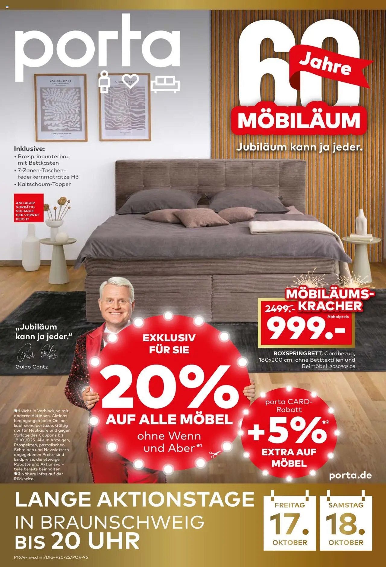 Porta! Prospekt Möbiläum  – gültig ab 05.10.2025 | Seite: 1 | Produkte: Uhr