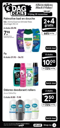 Odorex deodorant rollers, m.u.v. Extra Dry, 2 stuks - Voorbeeld van een folder van Etos, geldig van 24.11.2025 | Pagina: 26 | Producten: Deodorant, Bad, Gel, Douchegel