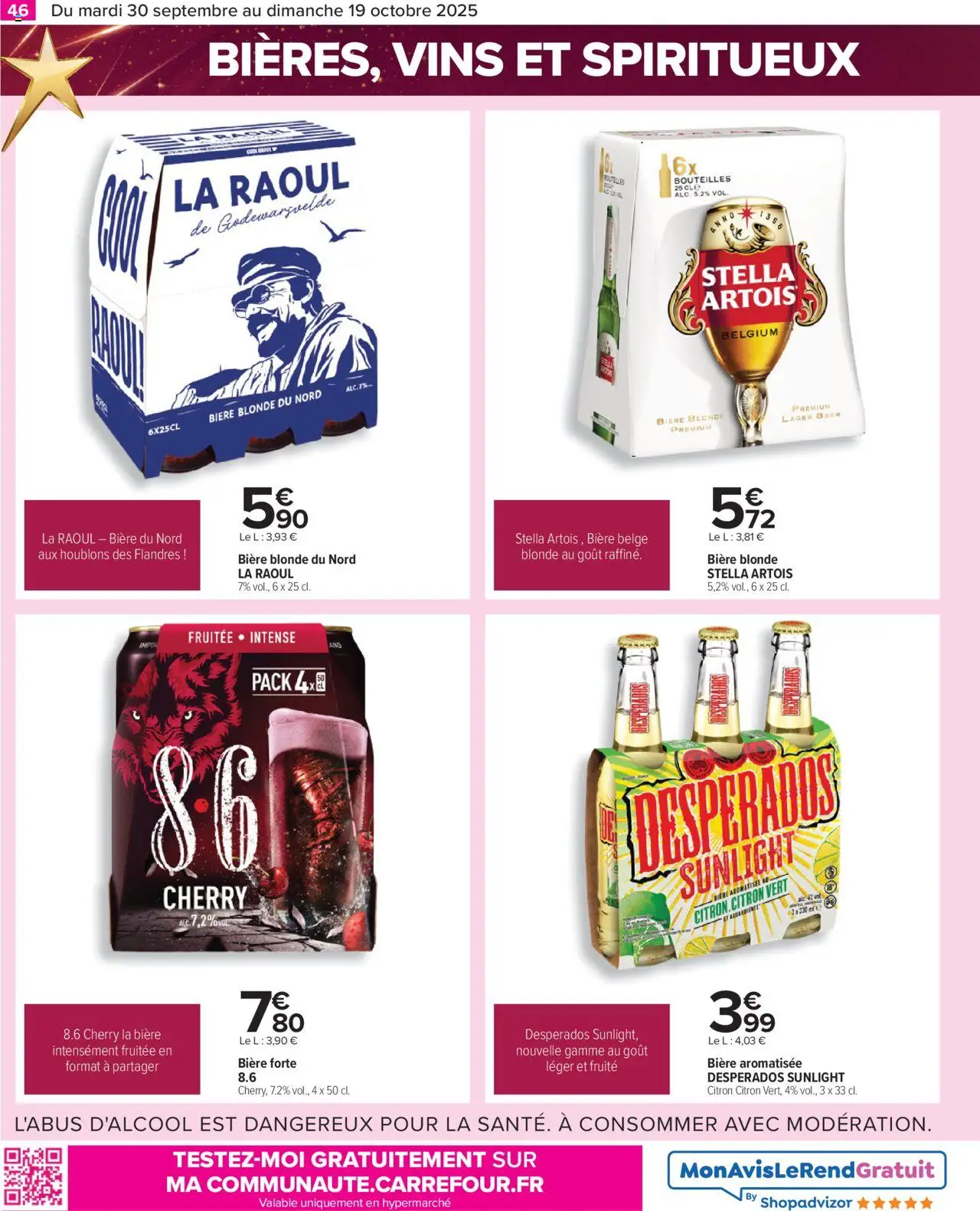  | Page: 46 | Produits: Desperados, Citron, Bière blonde, Bière