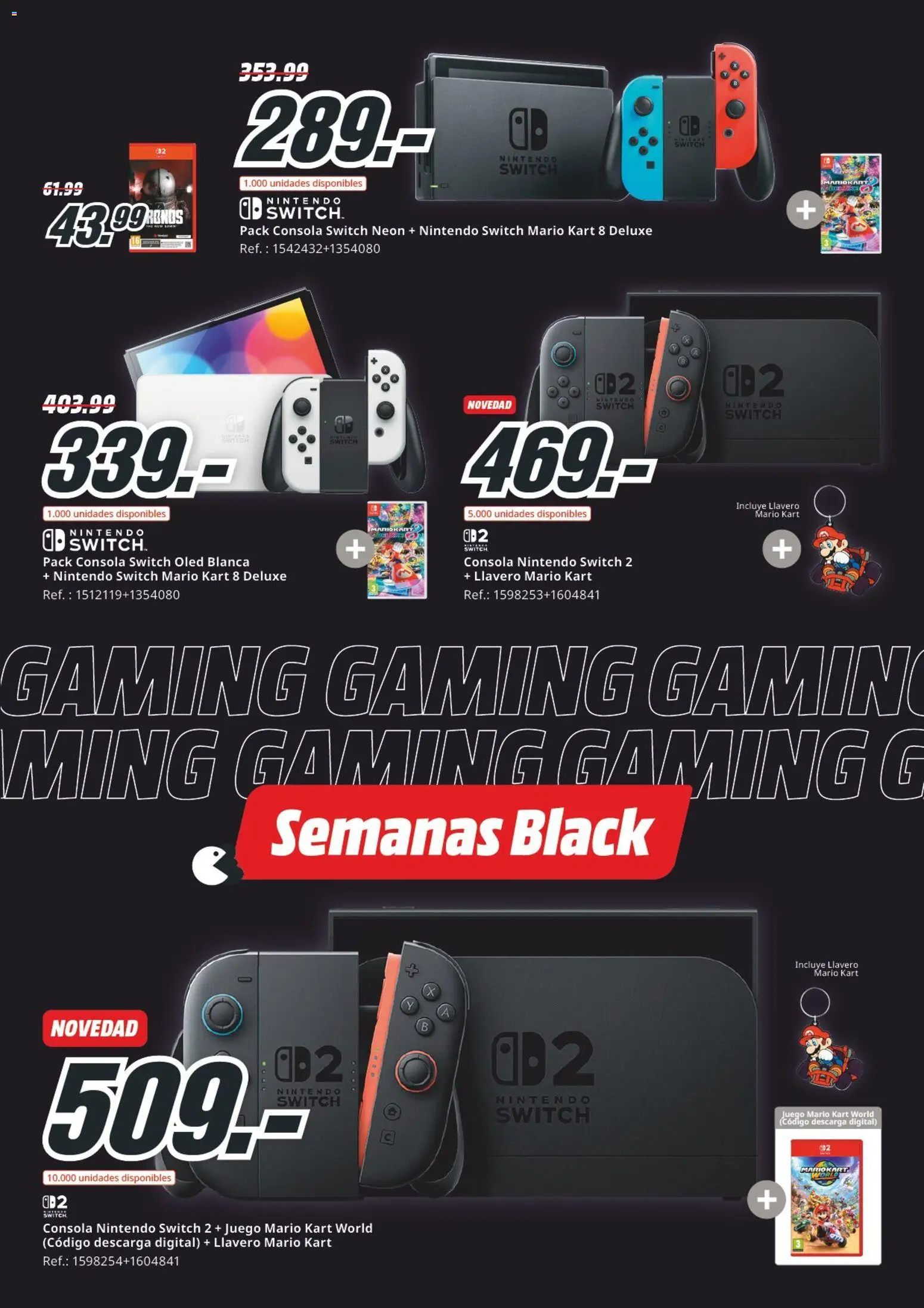 Media Markt Black Friday │ válido desde el 12.11.2025 | Página: 33 | Productos: Consola Nintendo, Consola, Nintendo