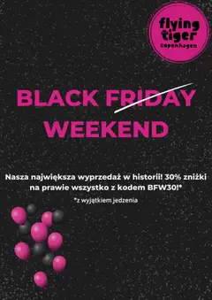 Pogląd oferty "Flying Tiger Black Friday" - ważna od 28.11.2025