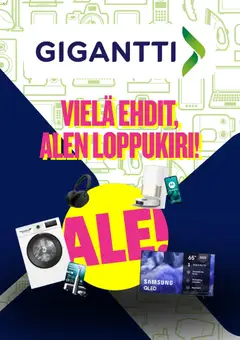 Gigantti-mainoslehti voimassa 15.01.2026 alkaen