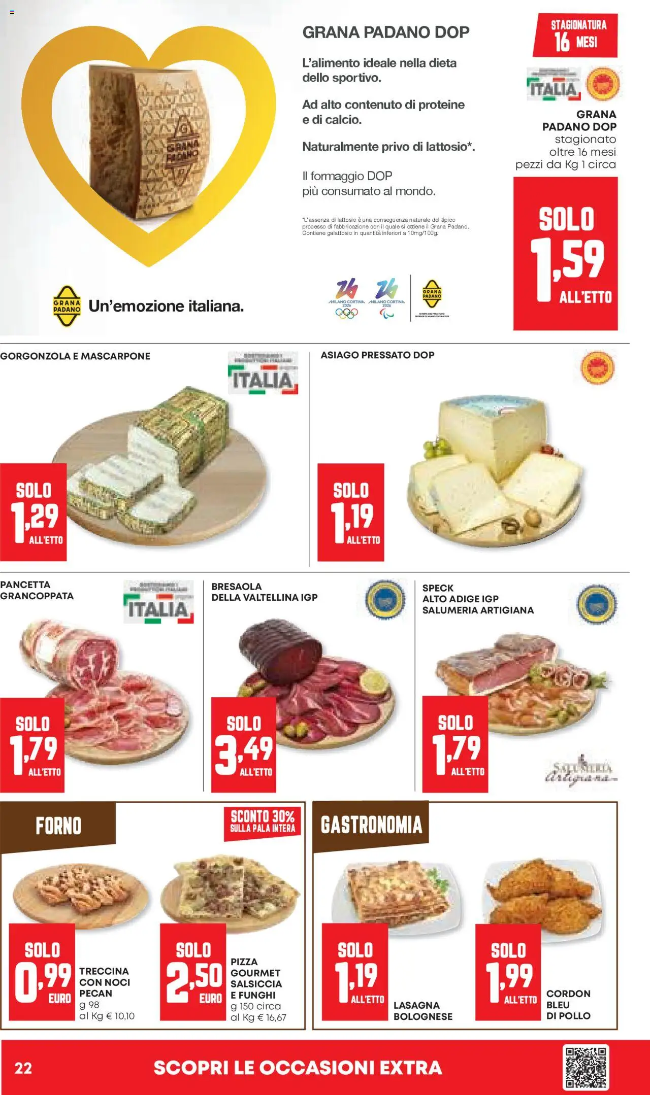 Volantino Panorama del 25.09.2025 | Pagina: 22 | Prodotti: Pollo, Formaggio, Salsiccia, Forno