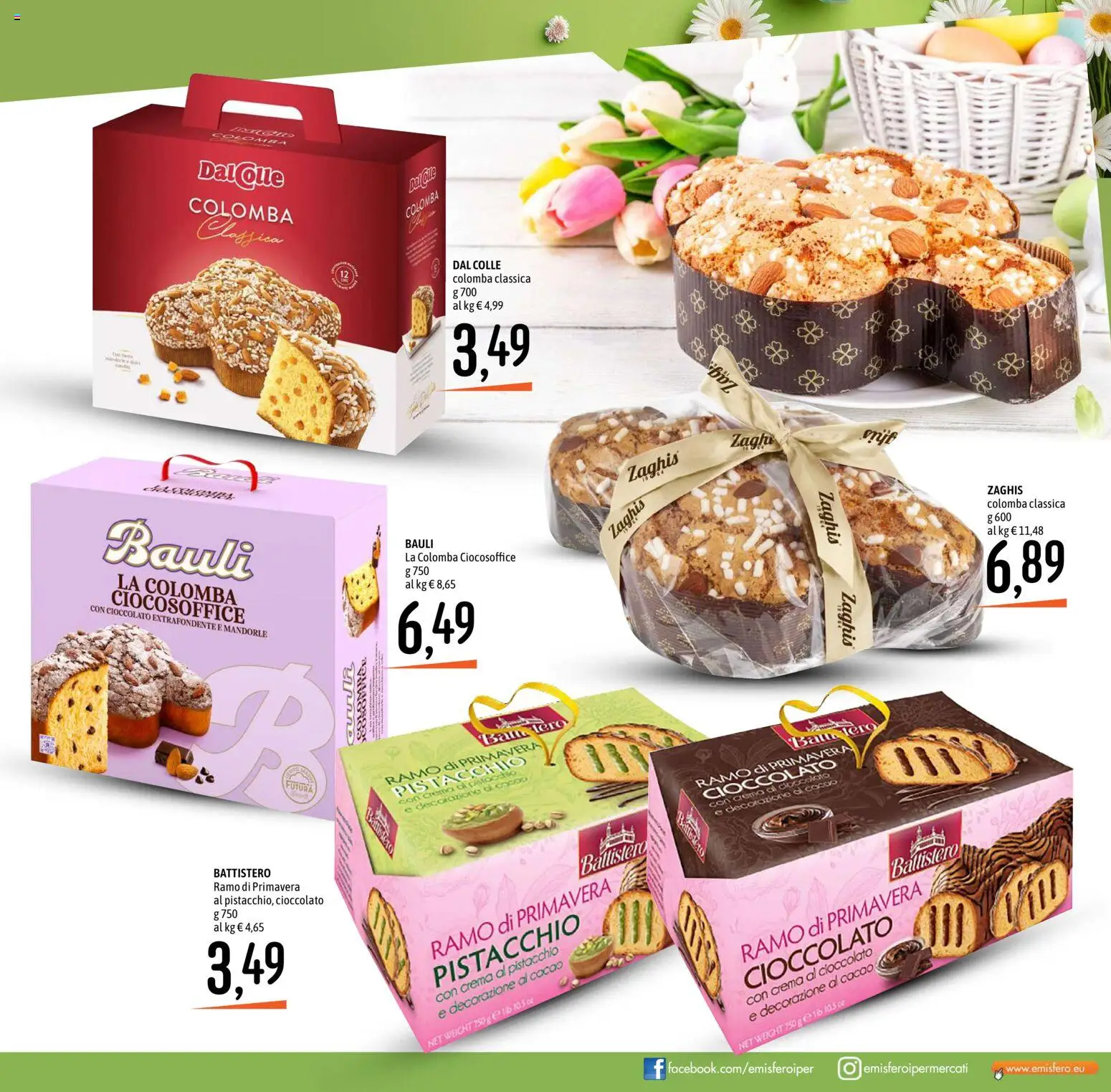 Volantino Emisfero del 12.03.2026 | Pagina: 5 | Prodotti: Crema, Cioccolato, Mandorle, Cacao