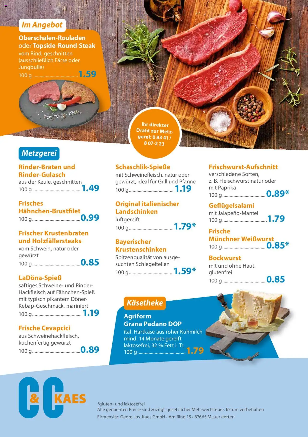C&C Prospekt 	 - gültig ab dem 25.08.2025 | Seite: 4 | Produkte: Bockwurst, Grill, Cevapcici, Krustenbraten