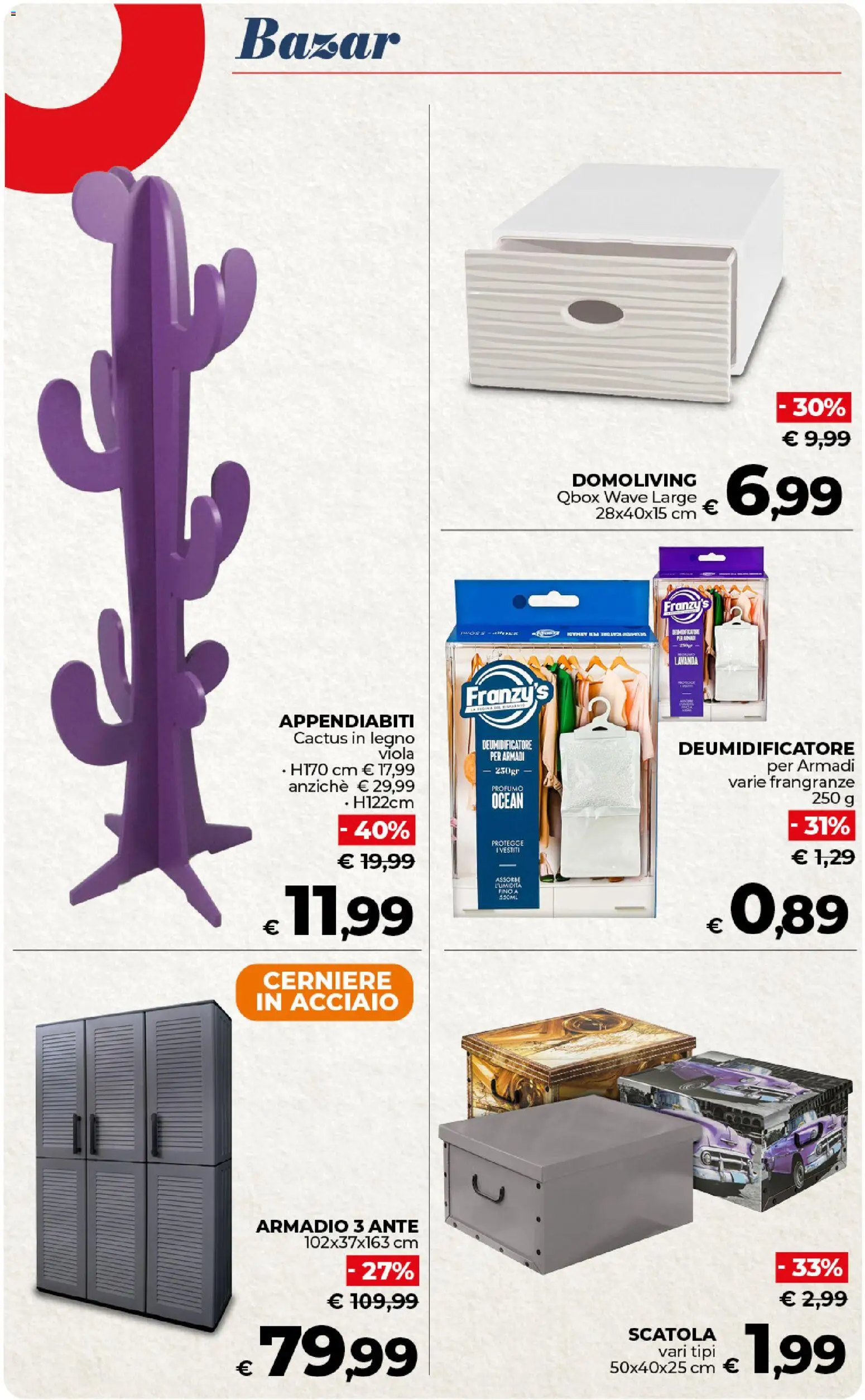 Volantino COOP del 17.01.2026 | Pagina: 50 | Prodotti: Cactus, Armadio, Appendiabiti, Profumo