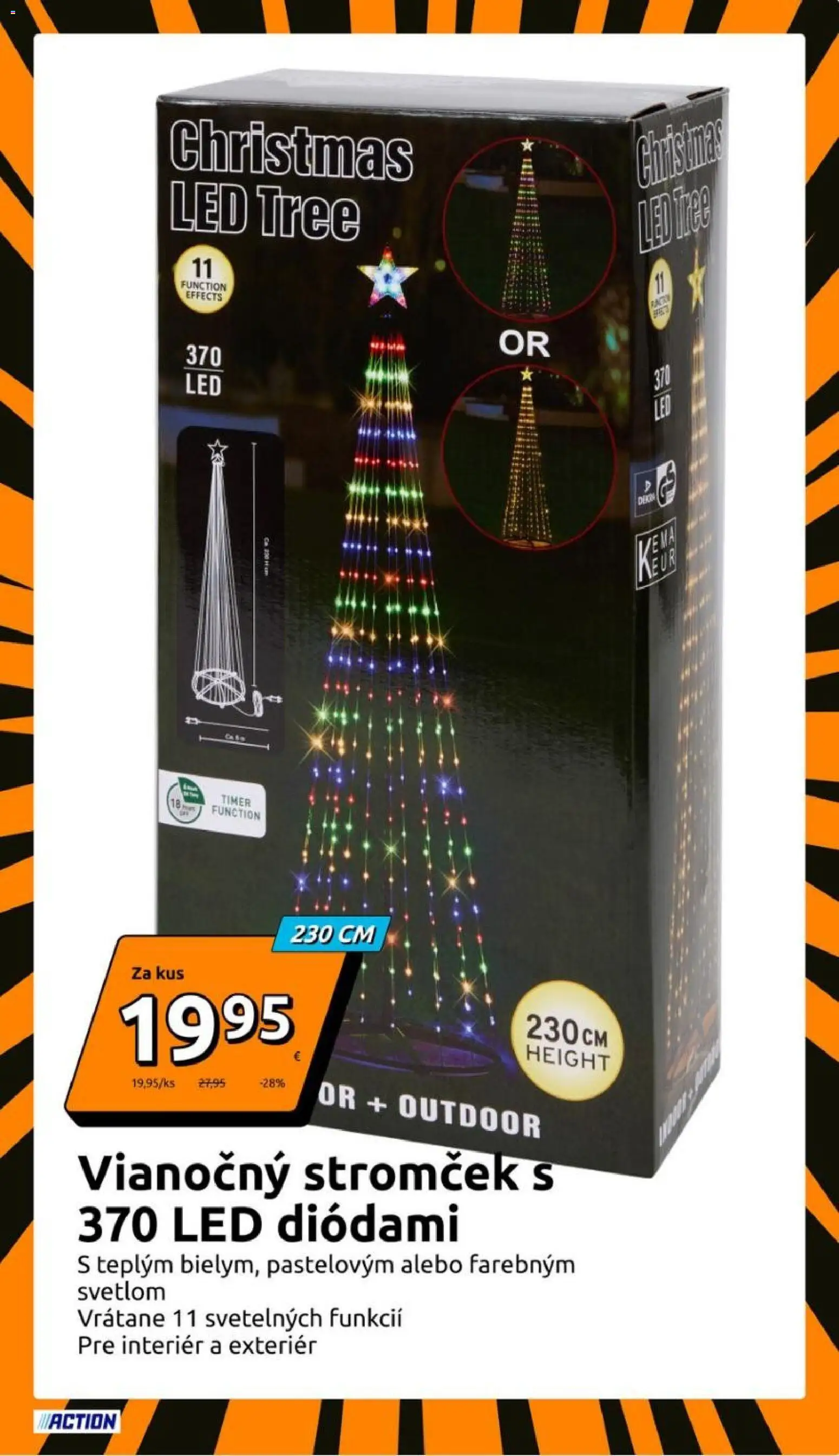 Nové Action akcie – leták je platný od 26.11.2025 | Strana: 9 | Produkty: Led, Vianočný stromček